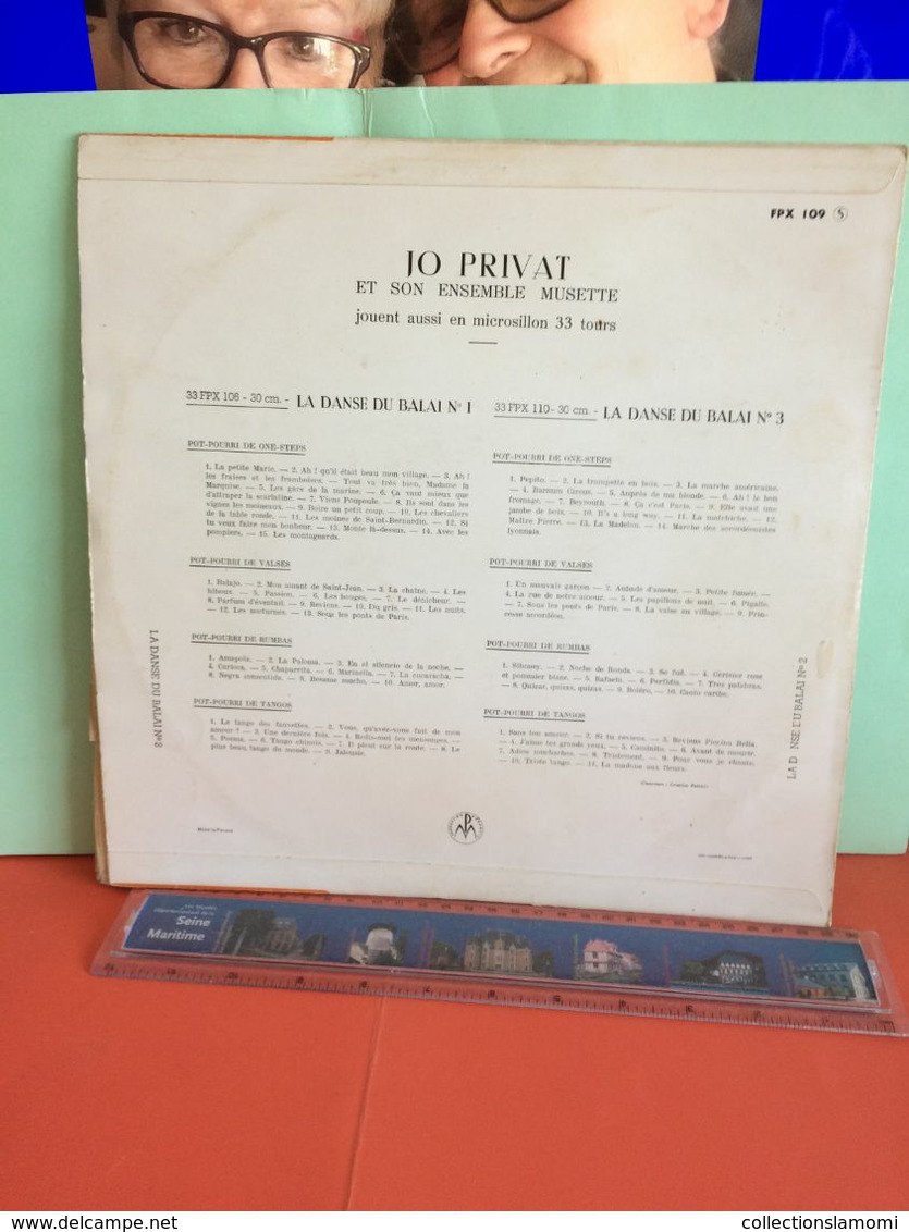 La Danse Du Balai,Jo Privat Ensemble Musette- Disque Vinyles 33T) Titres Voir Photos-  (Muller Dom-Cat) - - Compilaties