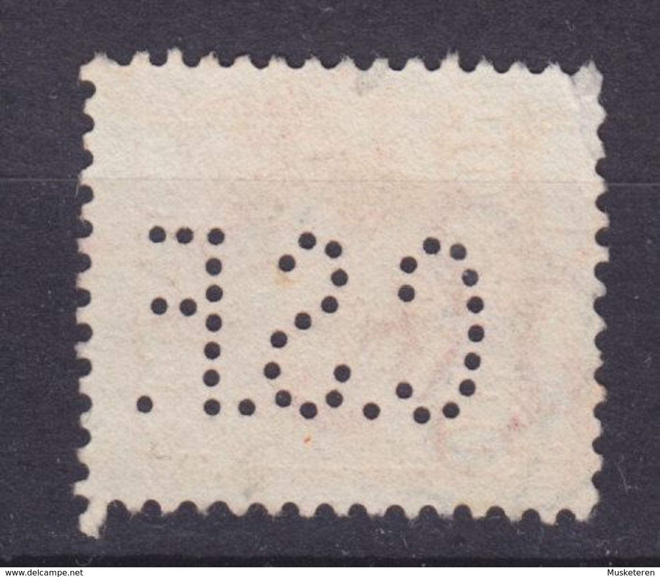 Denmark Perfin Perforé Lochung (C57) 'C.S.F.' C. Schous Fabriker A/S, København  King Fr. VIII. Stamp (2 Scans) - Abarten Und Kuriositäten