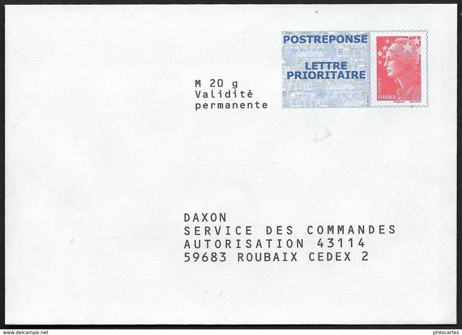 PAP  -  Daxon  -  Beaujard - 11P258 - Listos Para Enviar: Respuesta /Beaujard