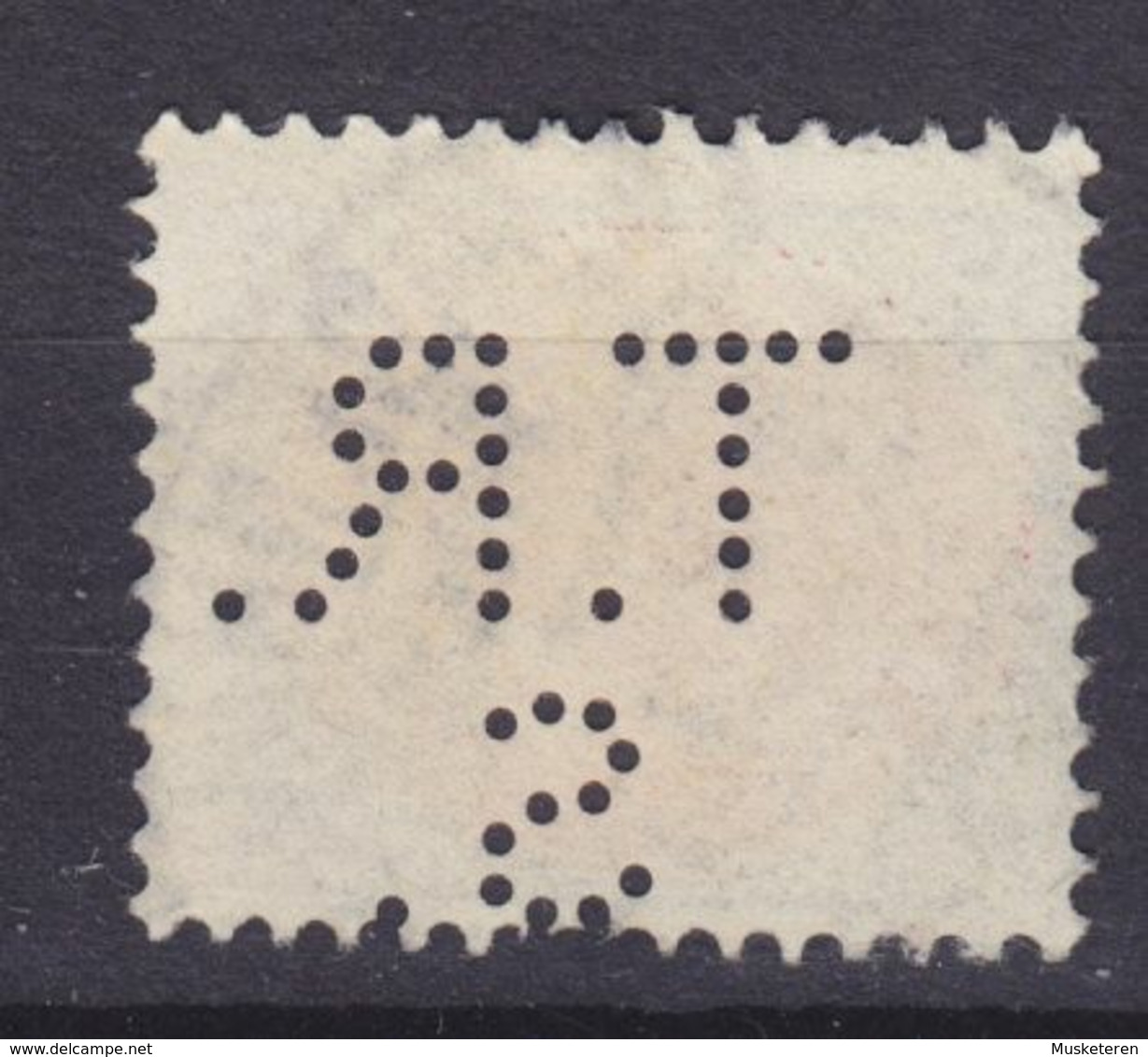 Denmark Perfin Perforé Lochung (T28) 'T.R.S.' T. Rasmussen & Sønner, Korsør (2 Scans) - Abarten Und Kuriositäten