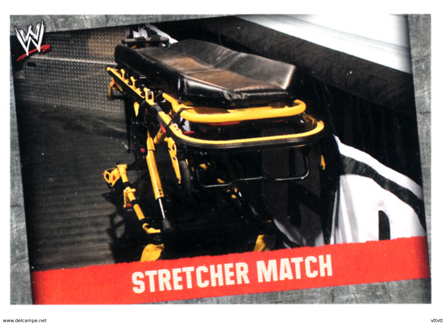 Wrestling, Catch : STRETCHER MATCH (MATCH TYPE CARD, 2008) Topps, Slam, Attax, Evolution, Trading Card Game, 2 Scans TBE - Trading Cards