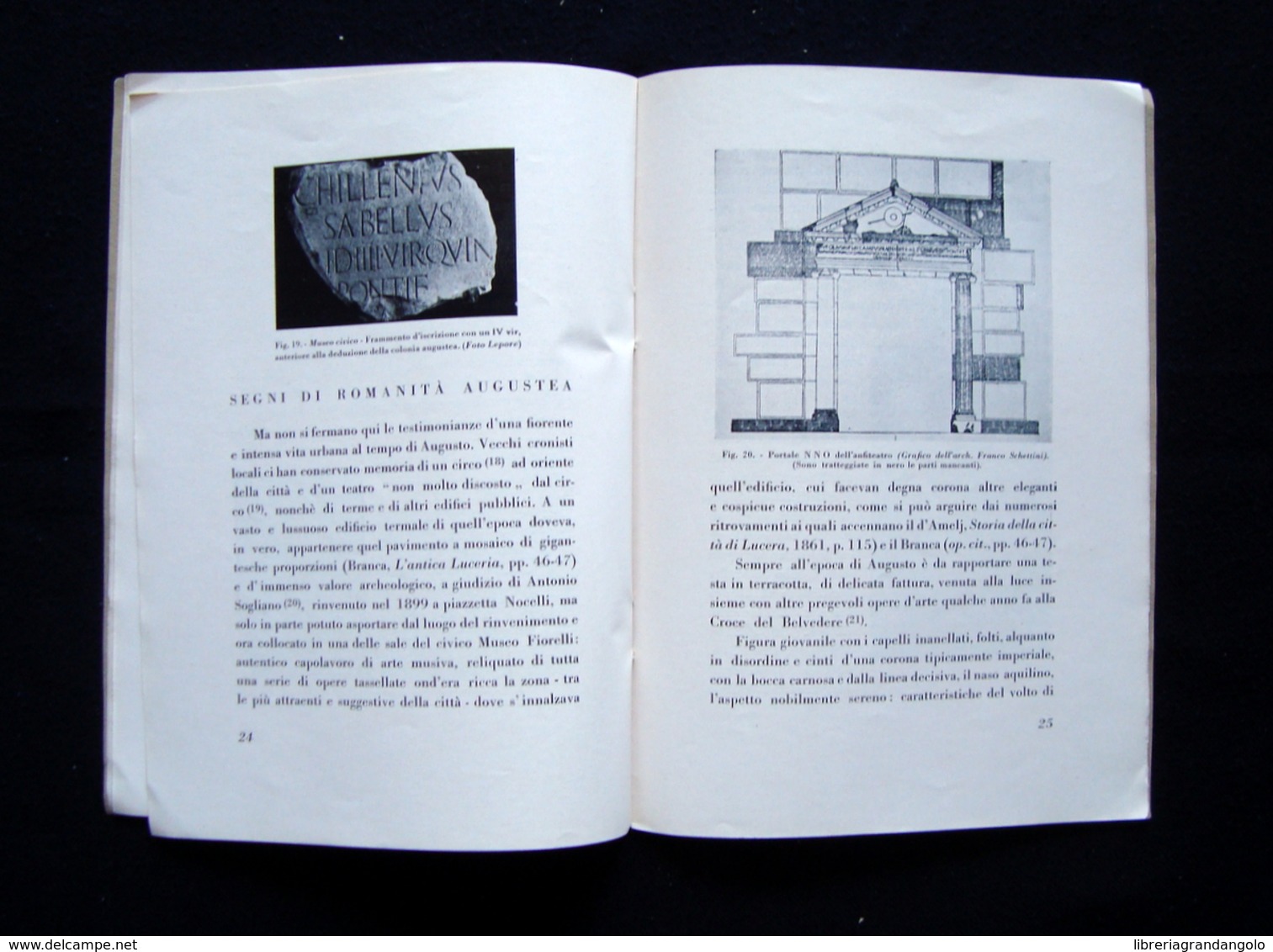 Gifuni Giambattista Lucera Augusta 1939 STEU Urbino  Xilografia Servolini - Non Classificati