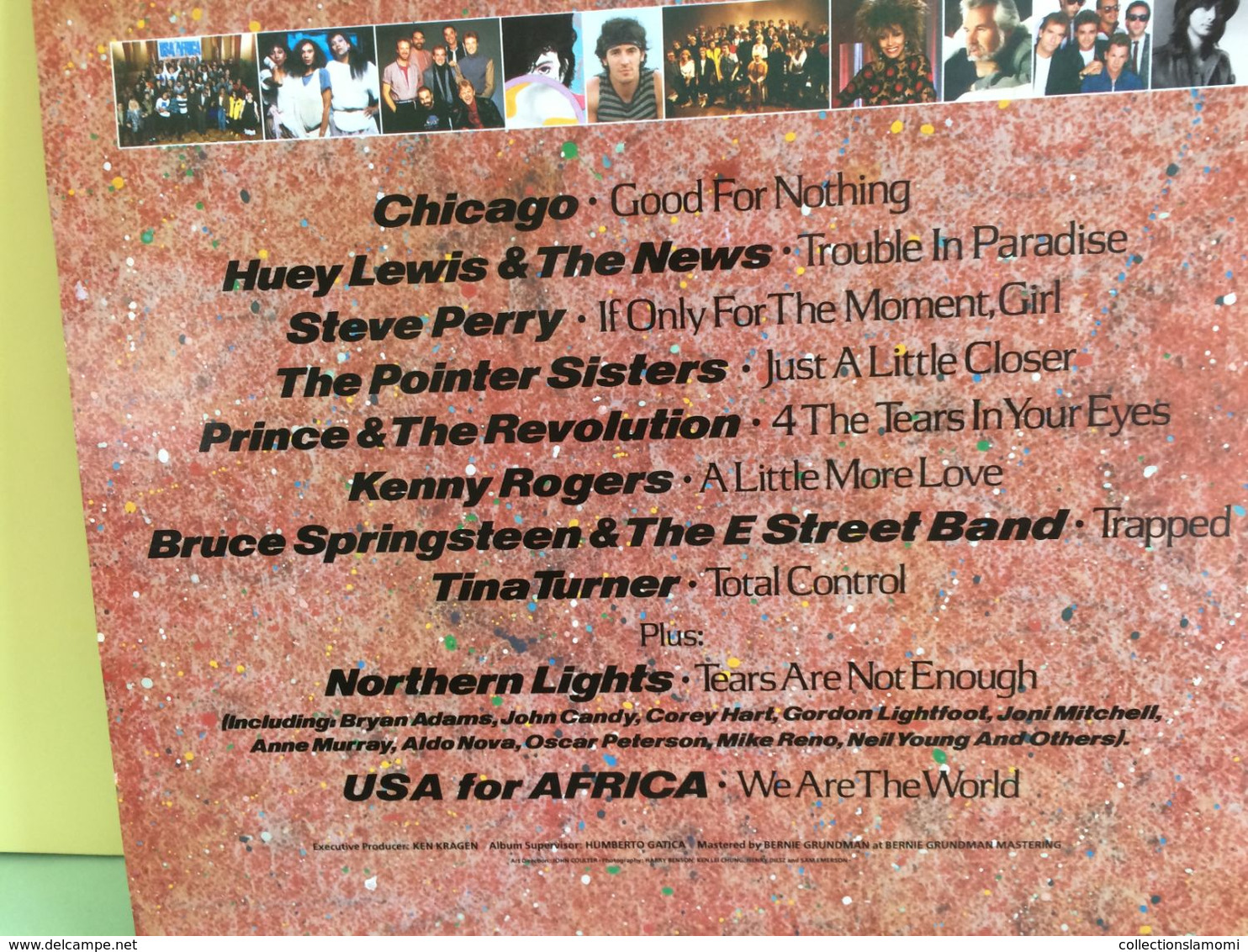 Compilations USA For Africa- Disque Vinyles 33T) Titres Voir Photos-  (Muller Dom-Cat) - We  Arz The World - Hit-Compilations