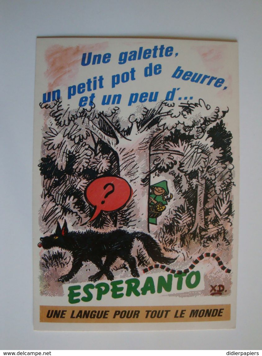 Esperanto,la  Langue Internationale"Une Galette,un Petit Pot De Beurre,et Un Peu D'..." - Esperanto