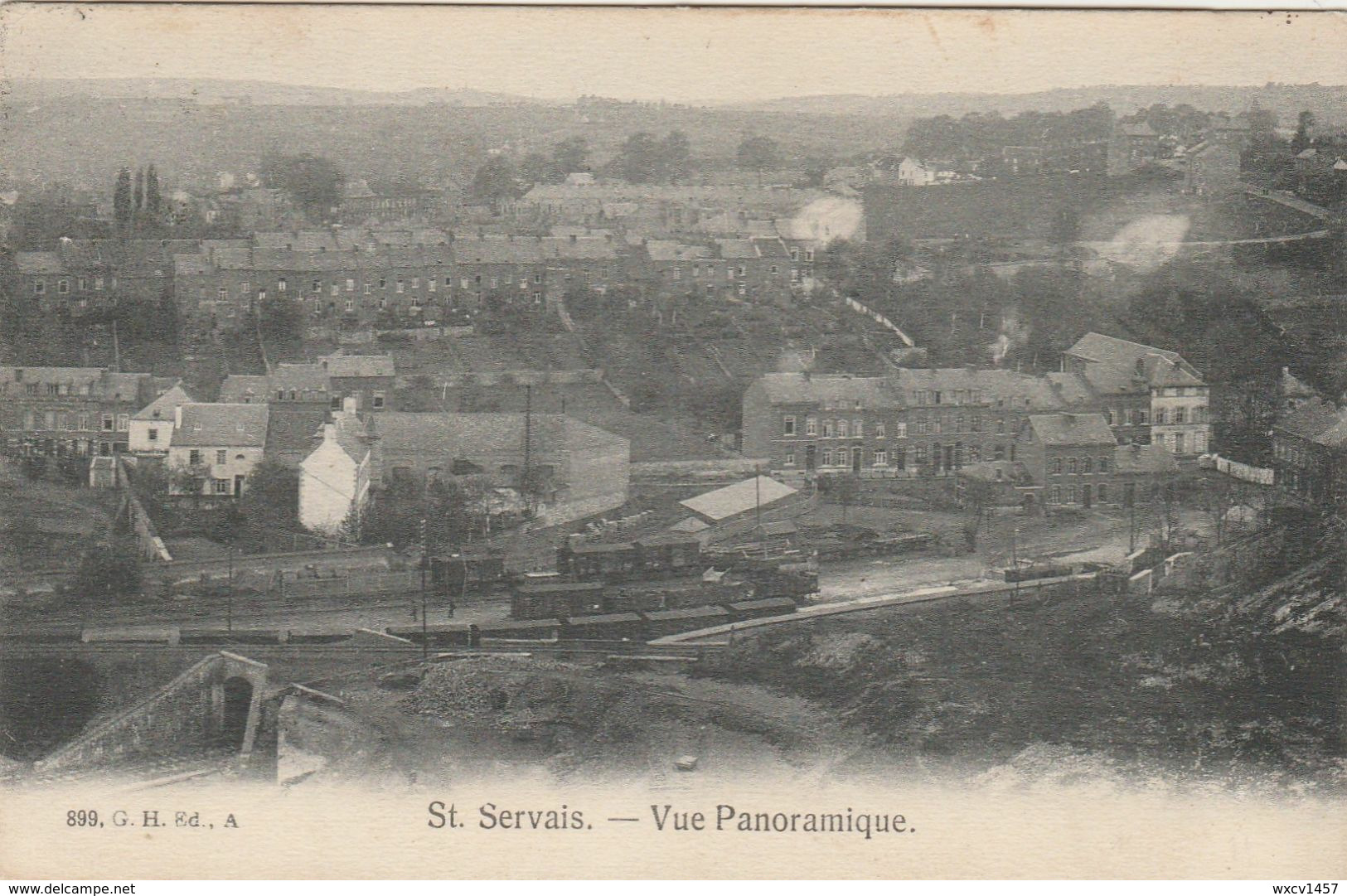 Saint Servais ,( Namur ),   Vue Panoramique ,( Train , Gare ) - Namur