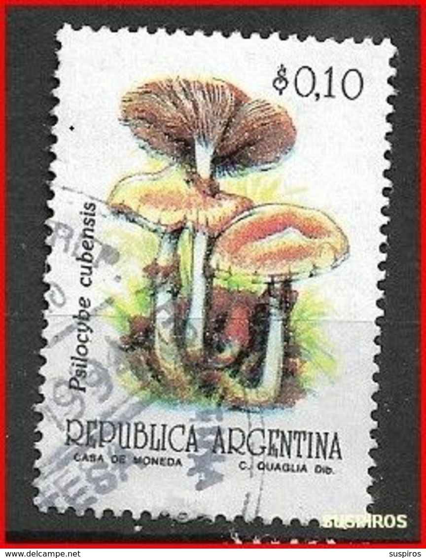 ARGENTINA 1994 Fungi MUSHROOMS  USED  NO WM GJ 2591 - Usados