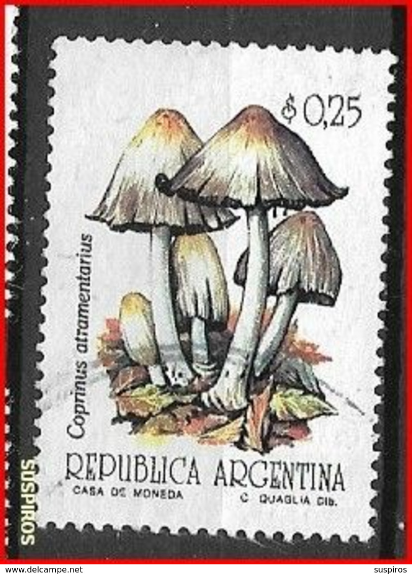 ARGENTINA 1992 Fungi   USED  NO WM GJ  2592 - Used Stamps