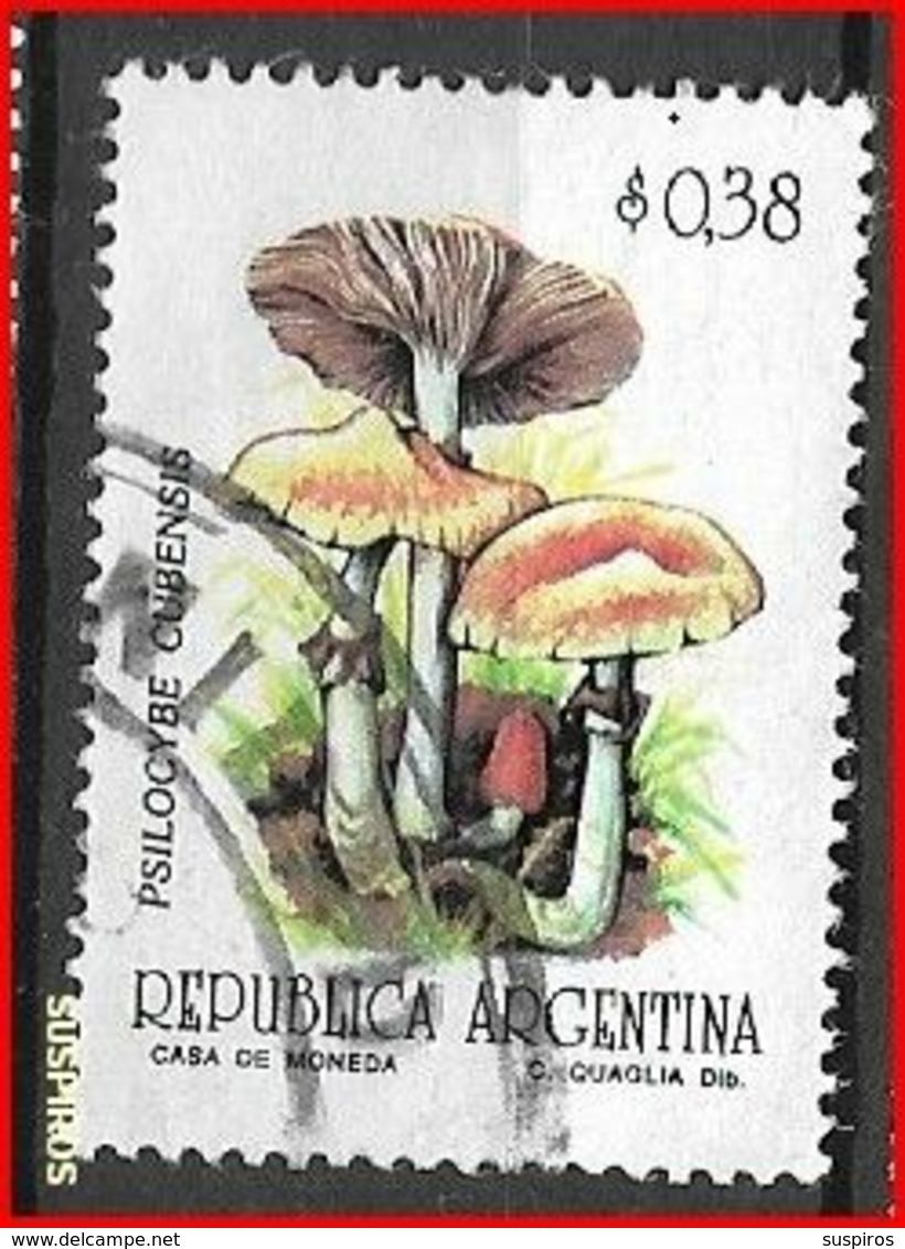 ARGENTINA 1992 Fungi   USED  NO WM GJ # 2593 - Oblitérés