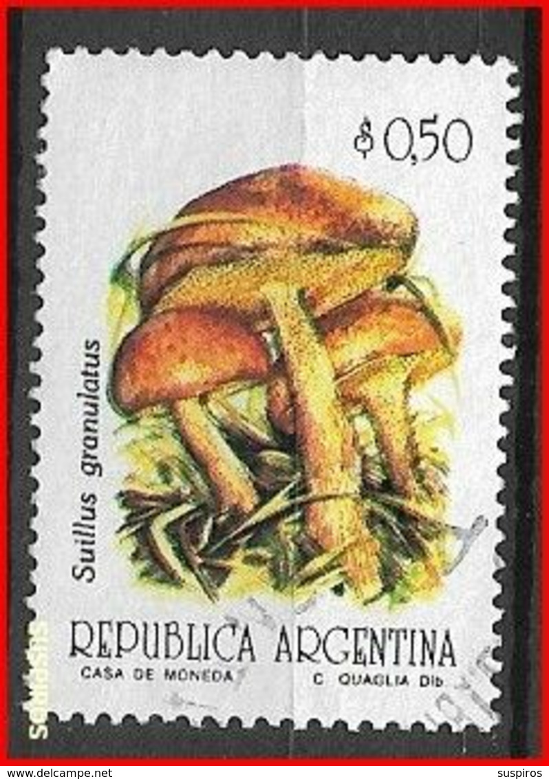 ARGENTINA 1993 Fungi   USED  NO WM GJ # 2595 - Used Stamps