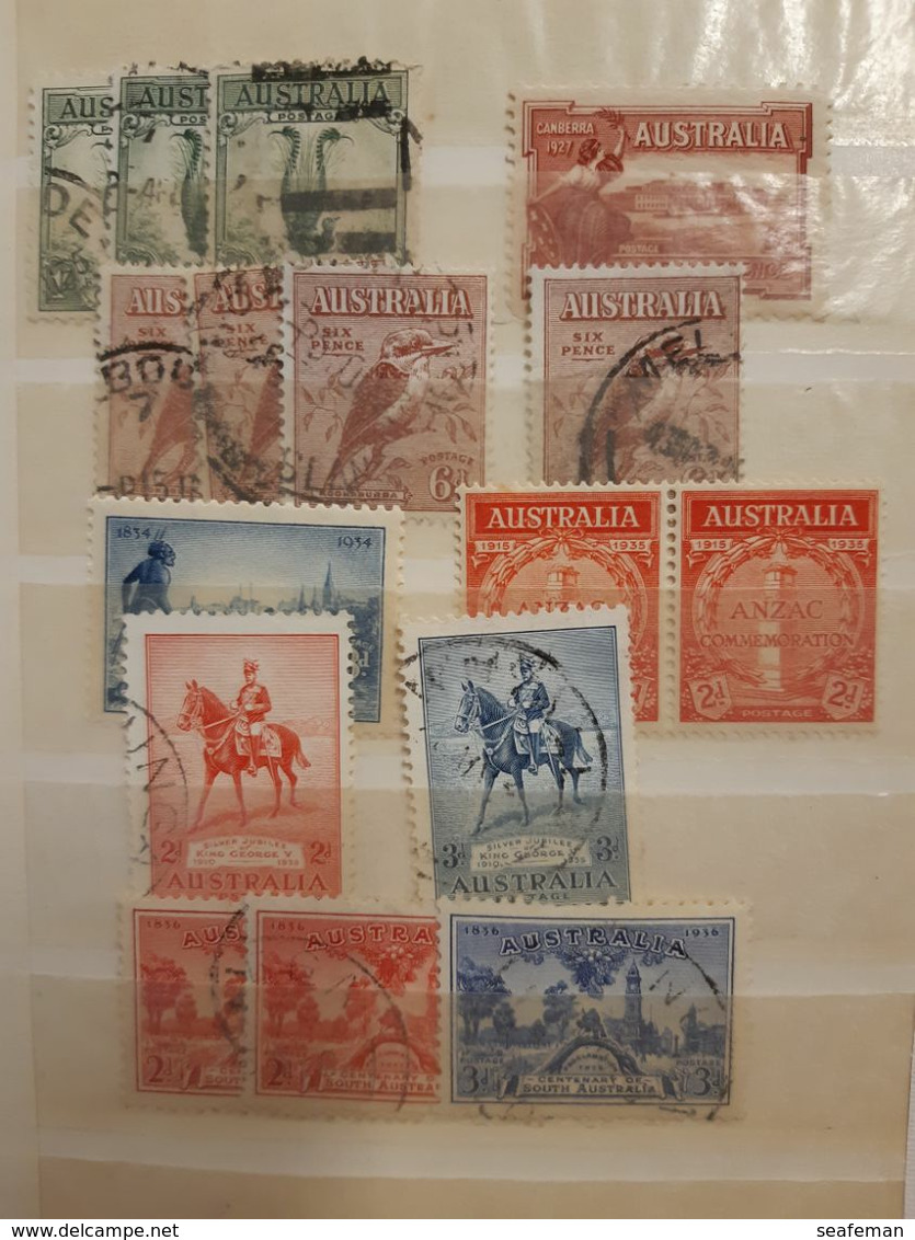 AUSTRALIE collection,mostly old stamps,used//x,see 21 scans,high cw [81]