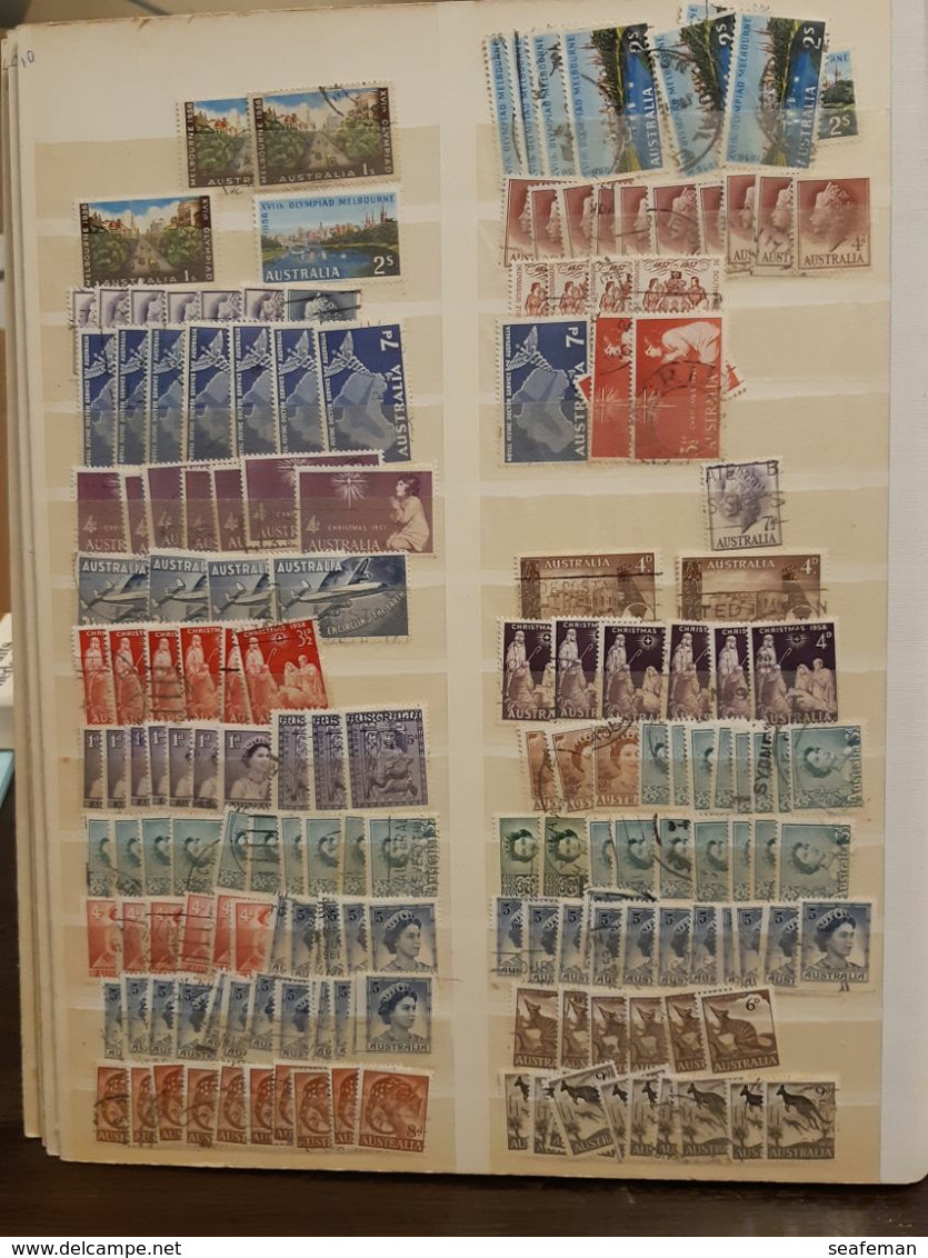 AUSTRALIE collection,mostly old stamps,used//x,see 21 scans,high cw [81]