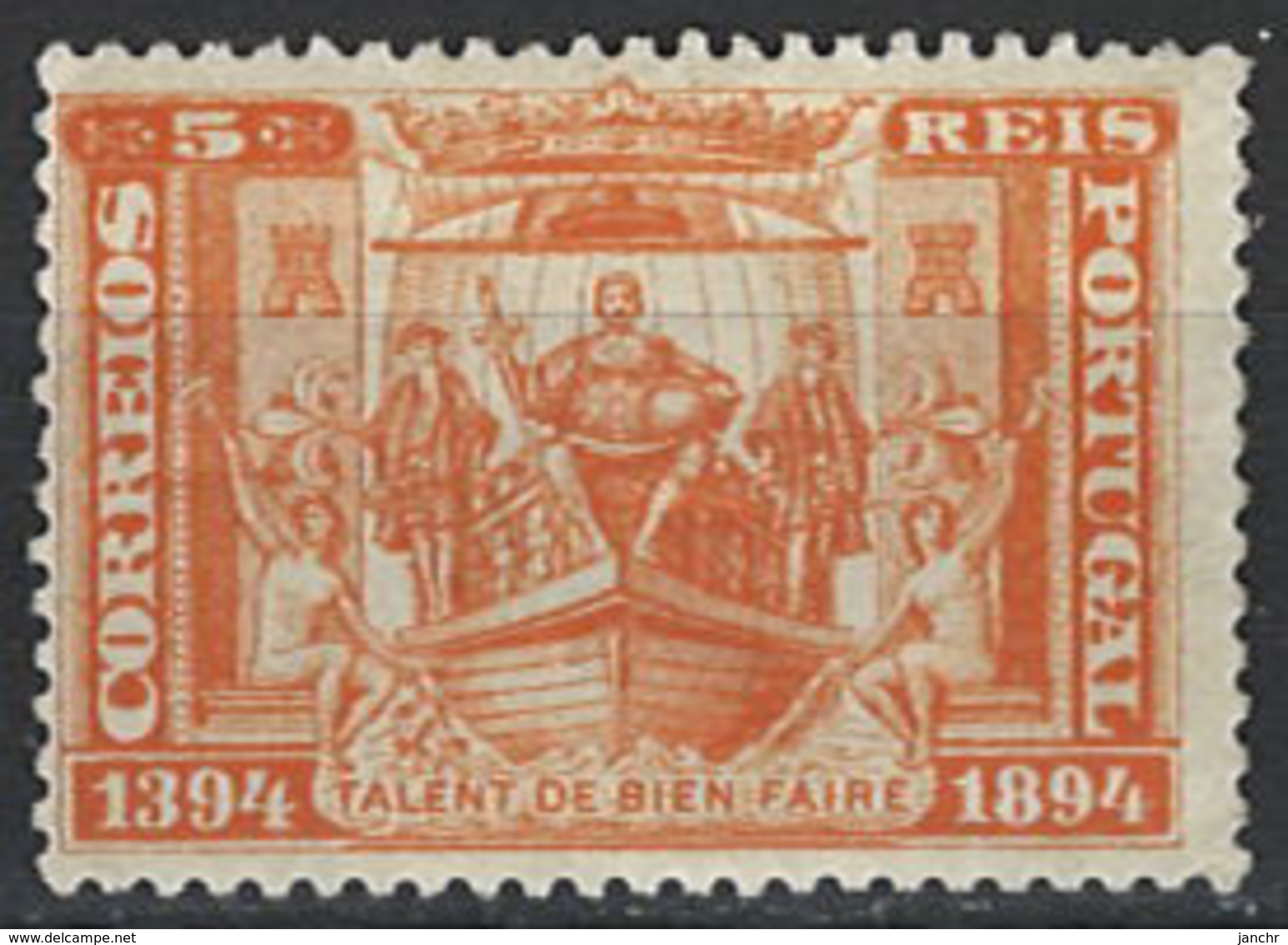 Portugal 1894. Mi.Nr. 96, *, MH - Unused Stamps