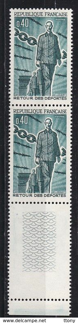 Une Paire France   Timbres   N° 1447  **     Retour Des Déportés ( Plusieurs Blocs & Autres ! Dans Mes Annonces ) - Other & Unclassified