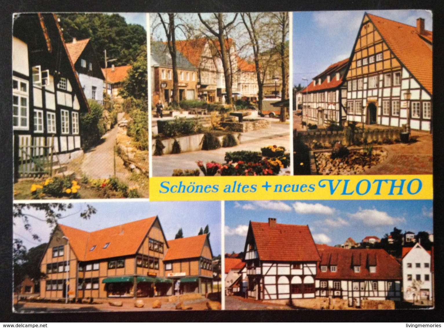 Germany, Circulated And Stamped Postcard, « VLOTHO », Multi Views, 1979 - Vlotho