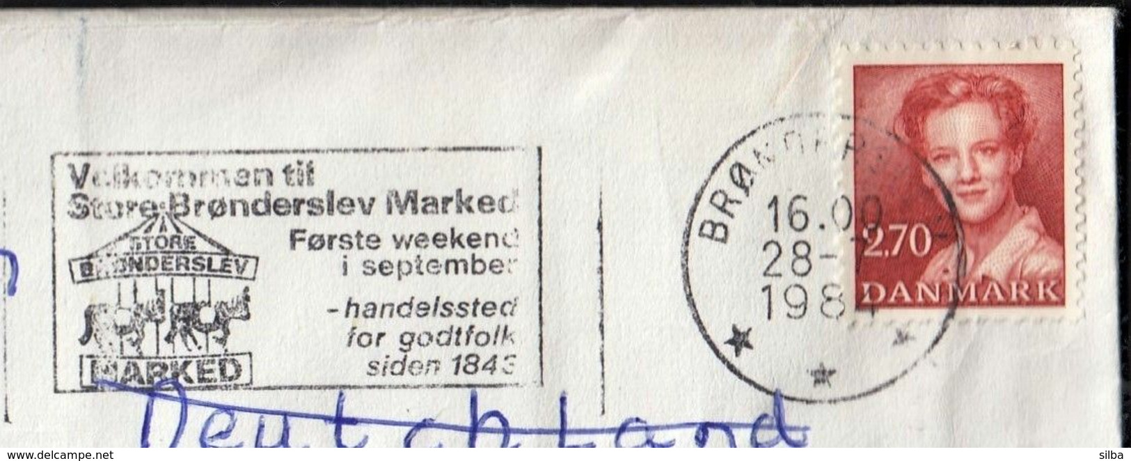 Denmark 1984 / Store Bronderslev Marked / Machine Stamp - Macchine Per Obliterare (EMA)