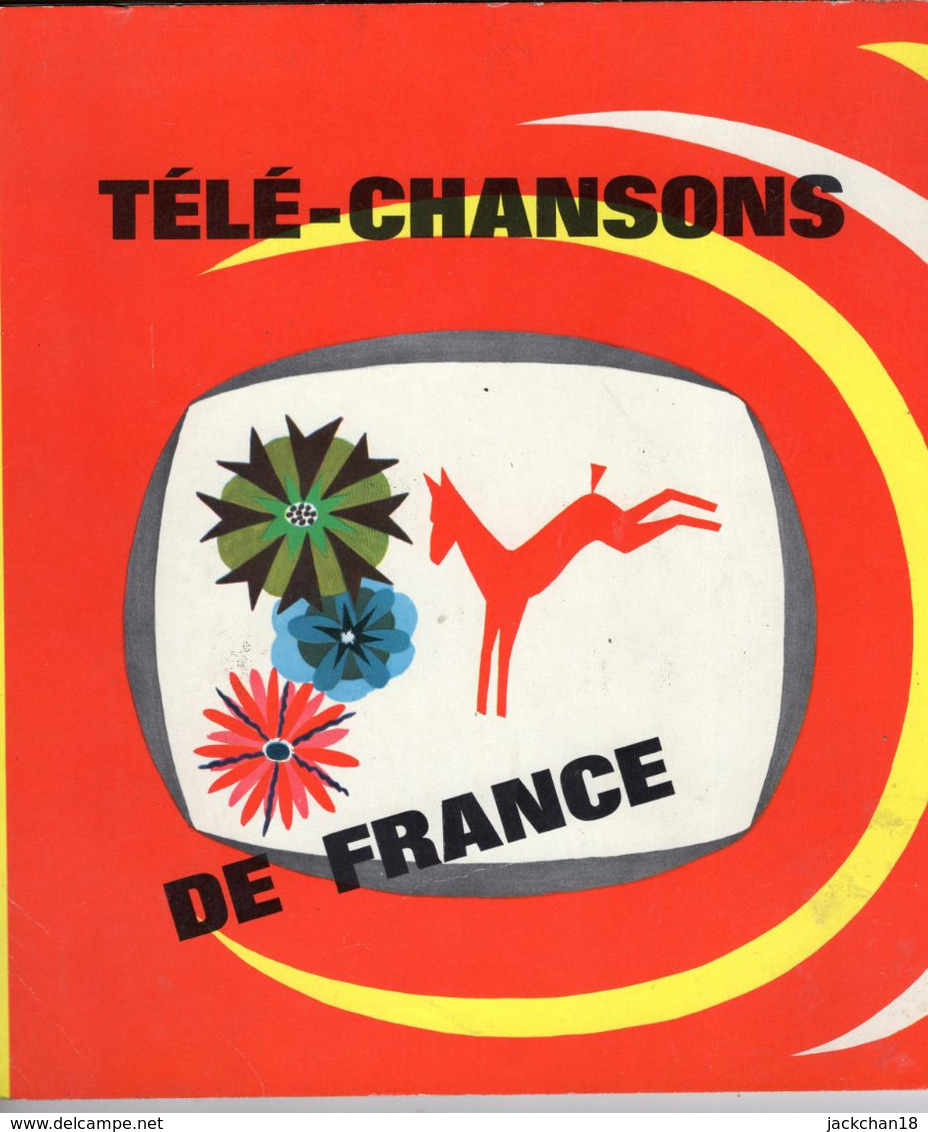 -- TELE-CHANSONS DE FRANCE / ALBUM COMPLET / CHOCOLAT POULAIN -- - Albumes & Catálogos