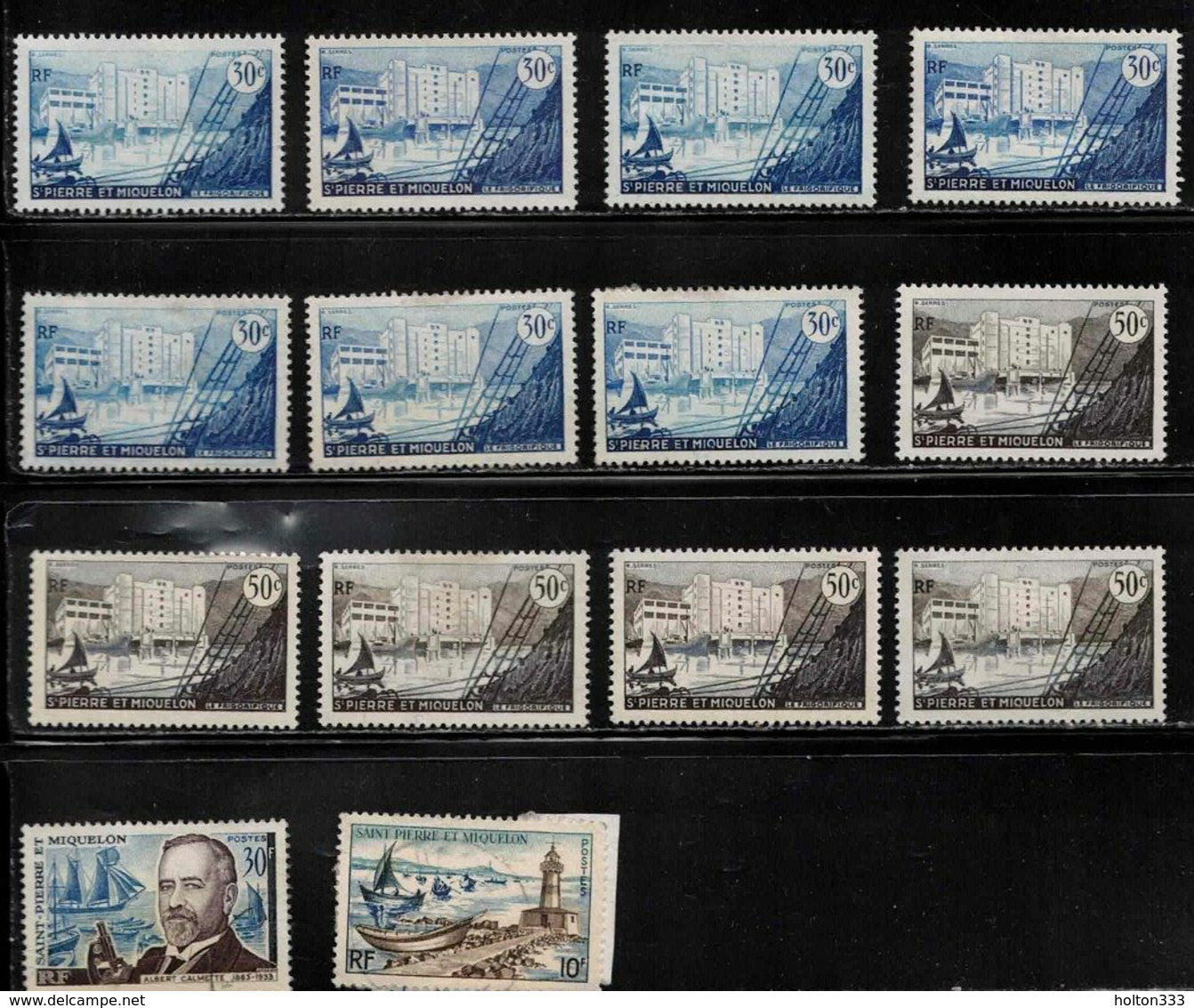 ST PIERRE & MIQUELON Collection Of MH & Used - Duplication Some Faults CV $75+ - Colecciones & Series