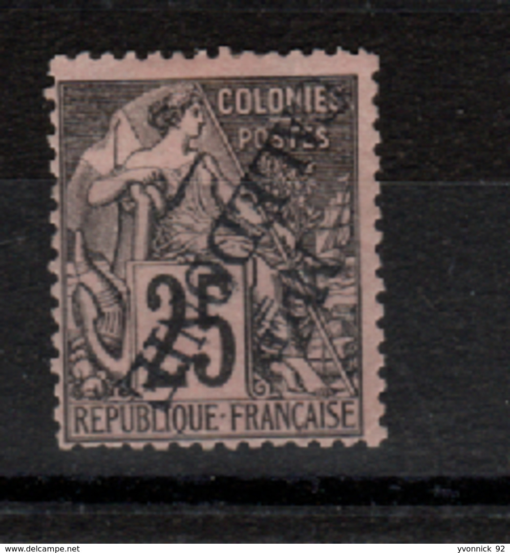 Nouvelle - Calédonie_ (1892) N°23 II .surcharge Renversée - Other & Unclassified