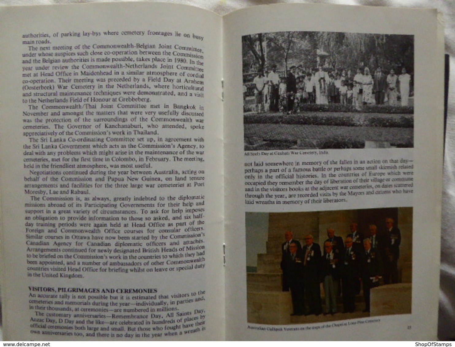 COMMONWEALTH WAR GRAVES COMMISSION 16th ANNUAL REPORT - Wars Involving UK
