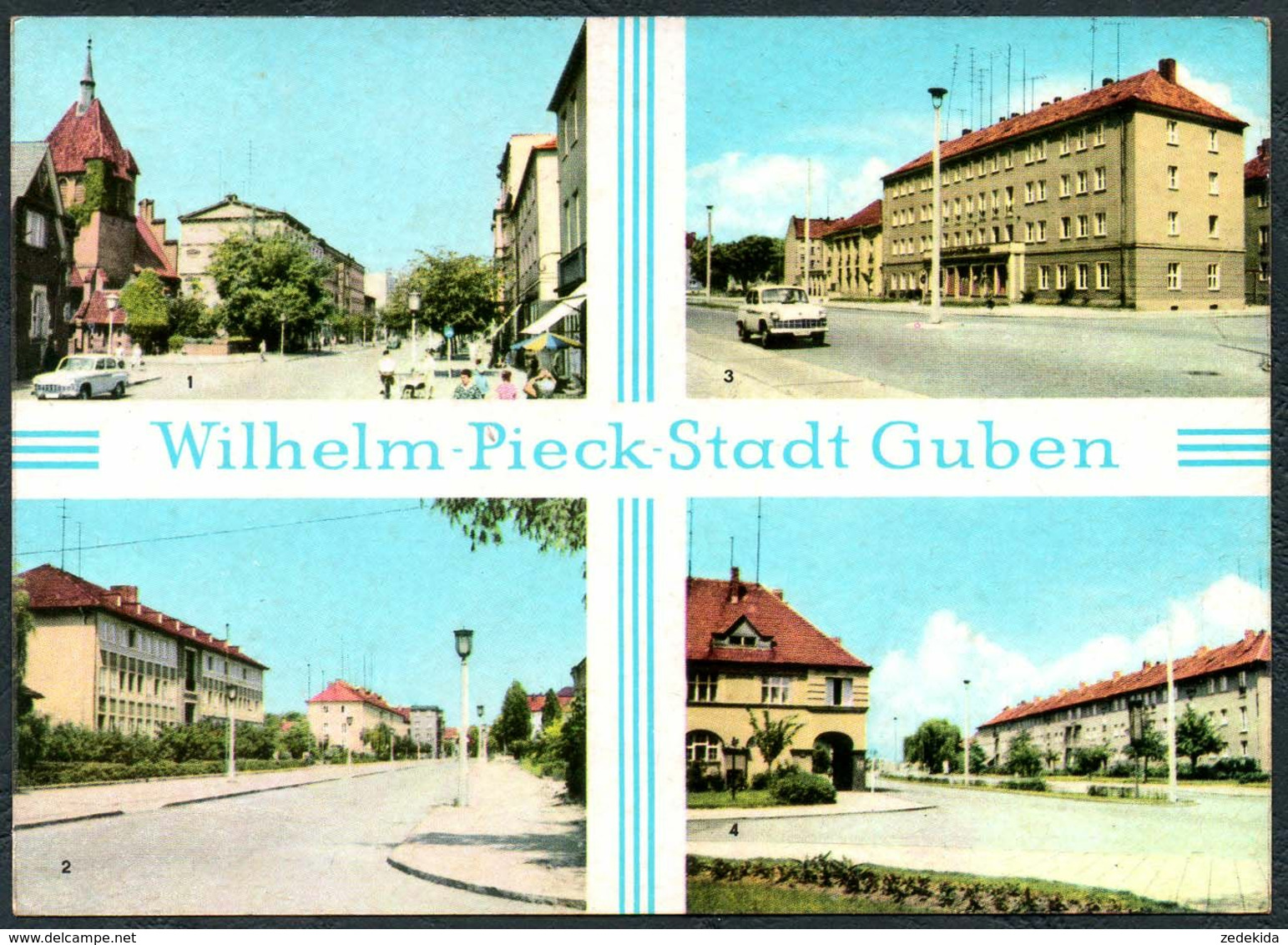 E0381 - TOP Guben Wilhelm Pieck Stadt MBK - VEB Bild Und Heimat Reichenbach - Guben