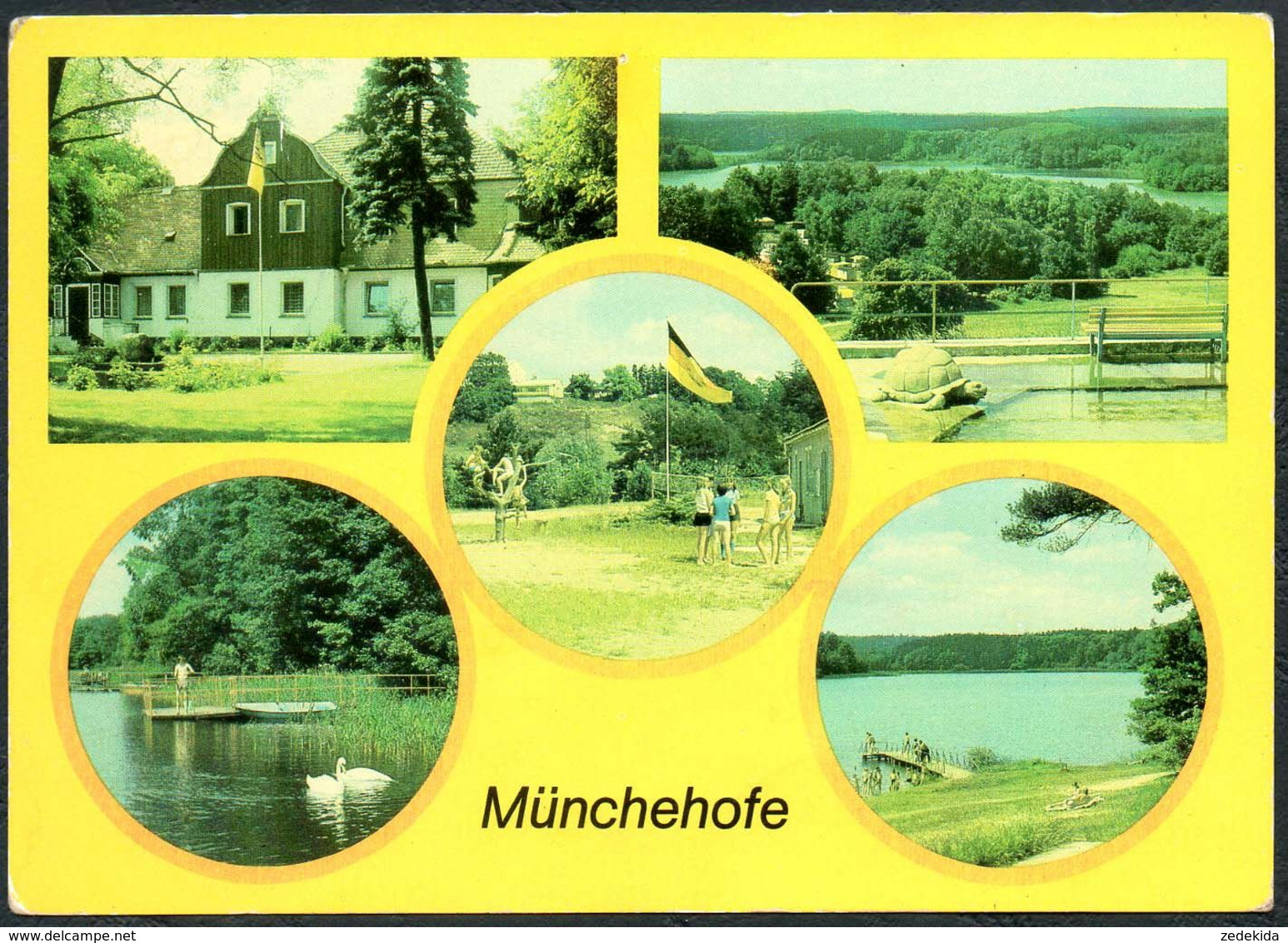 E0384 - Münchehofe - Jugenherberge Erich Weinert Campingplatz - Bild Und Heimat Reichenbach - Münchehofe