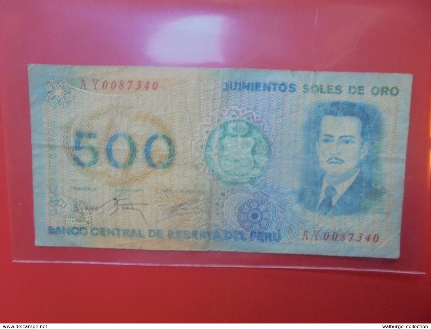 PEROU 500 SOLES 1976 Circuler - Peru