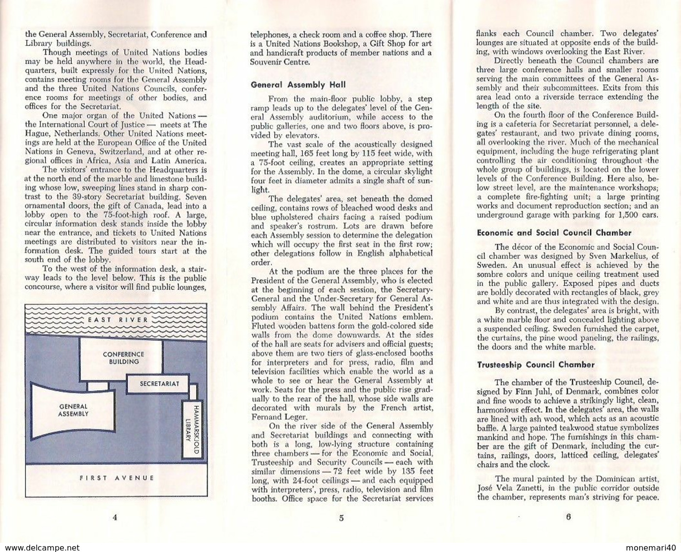 ONU (UN) - NEW YORK (U.S.A.) - ORGANISATION DES NATIONS UNIES (UNITED NATIONS) - VISITORS'GUIDE (GUIDE DES VISITEURS)