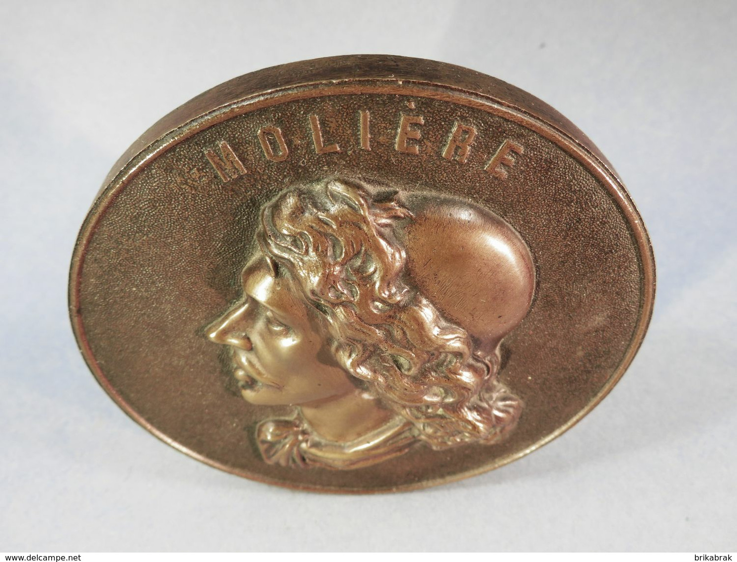 ° MEDAILLE EN BRONZE MOLIERE T.I.S + Théâtre J-B Poquelin