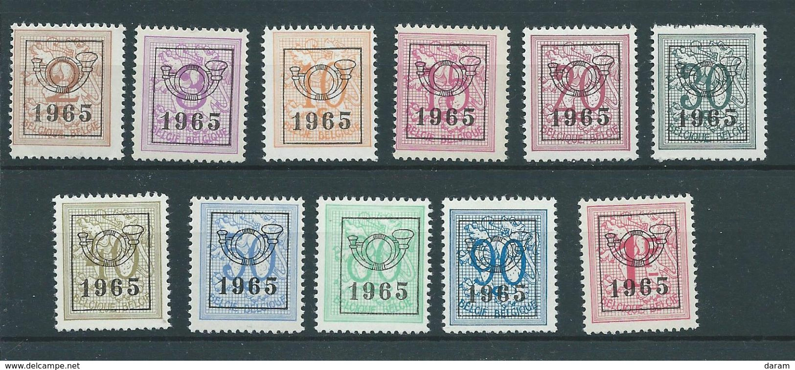 PRE 758/68 Série 58 "1965"MNH - Altri & Non Classificati