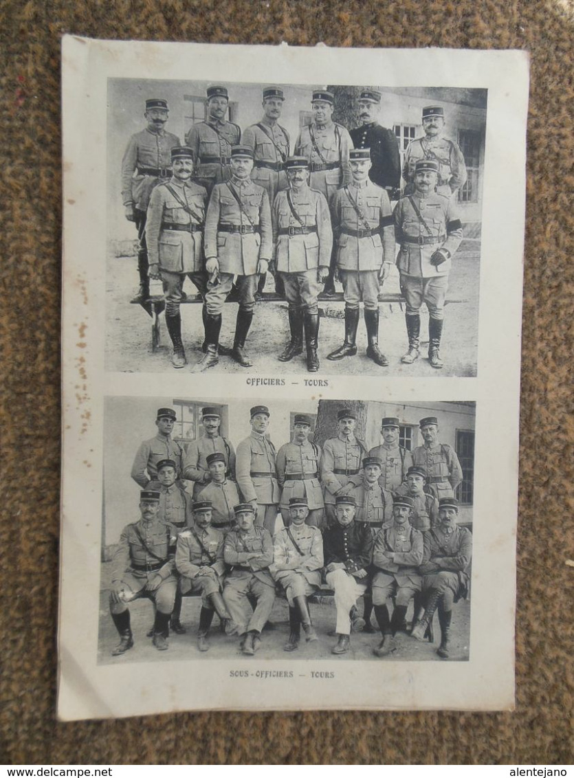 Militaria 14/18 WW1 90ème Régiment D'Infanterie Tours, Chateauroux. Des Officiers Aux Compagnies - 12 Pages - Autres & Non Classés