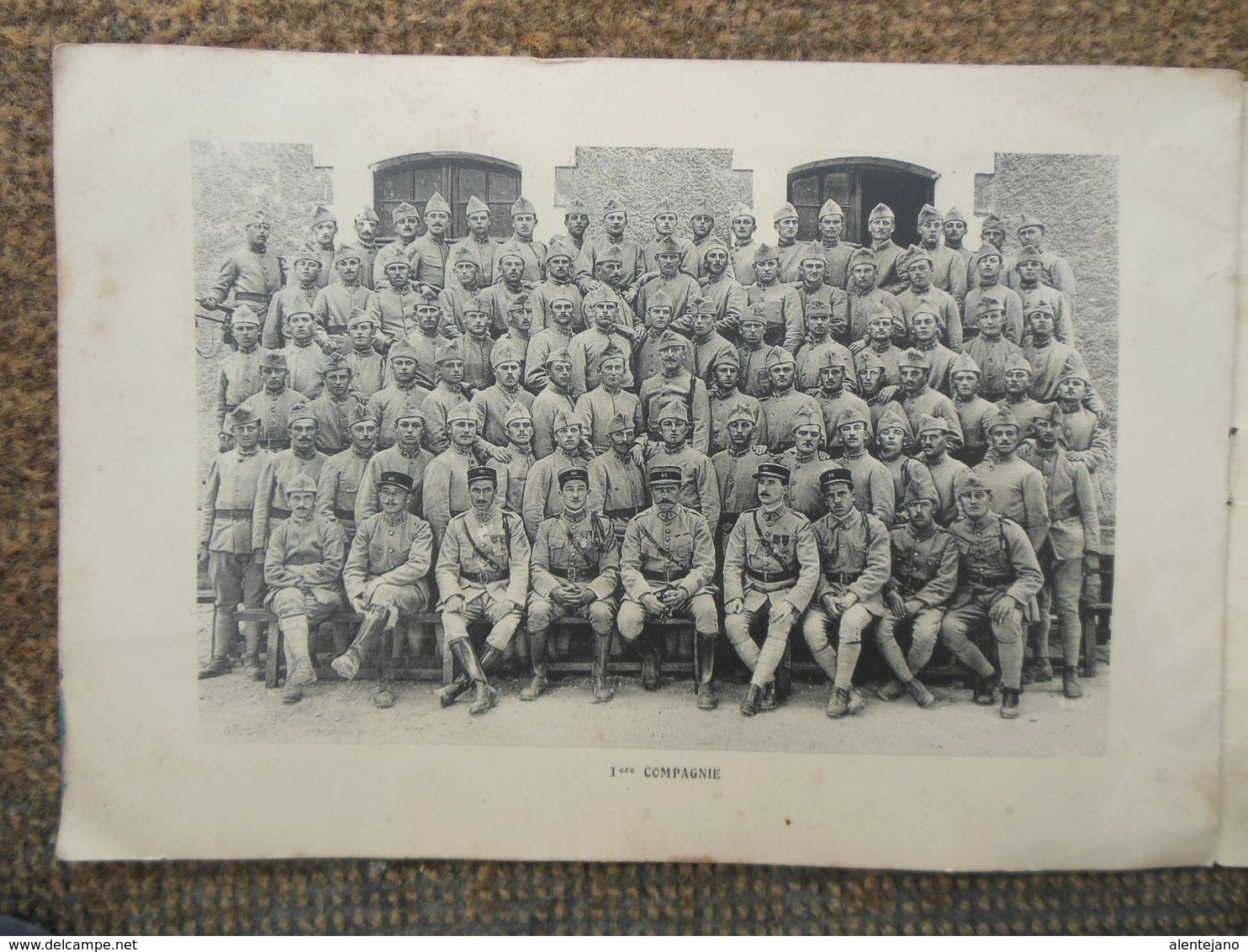 militaria 14/18 WW1 90ème Régiment d'Infanterie Tours, Chateauroux. Des Officiers aux Compagnies - 12 pages