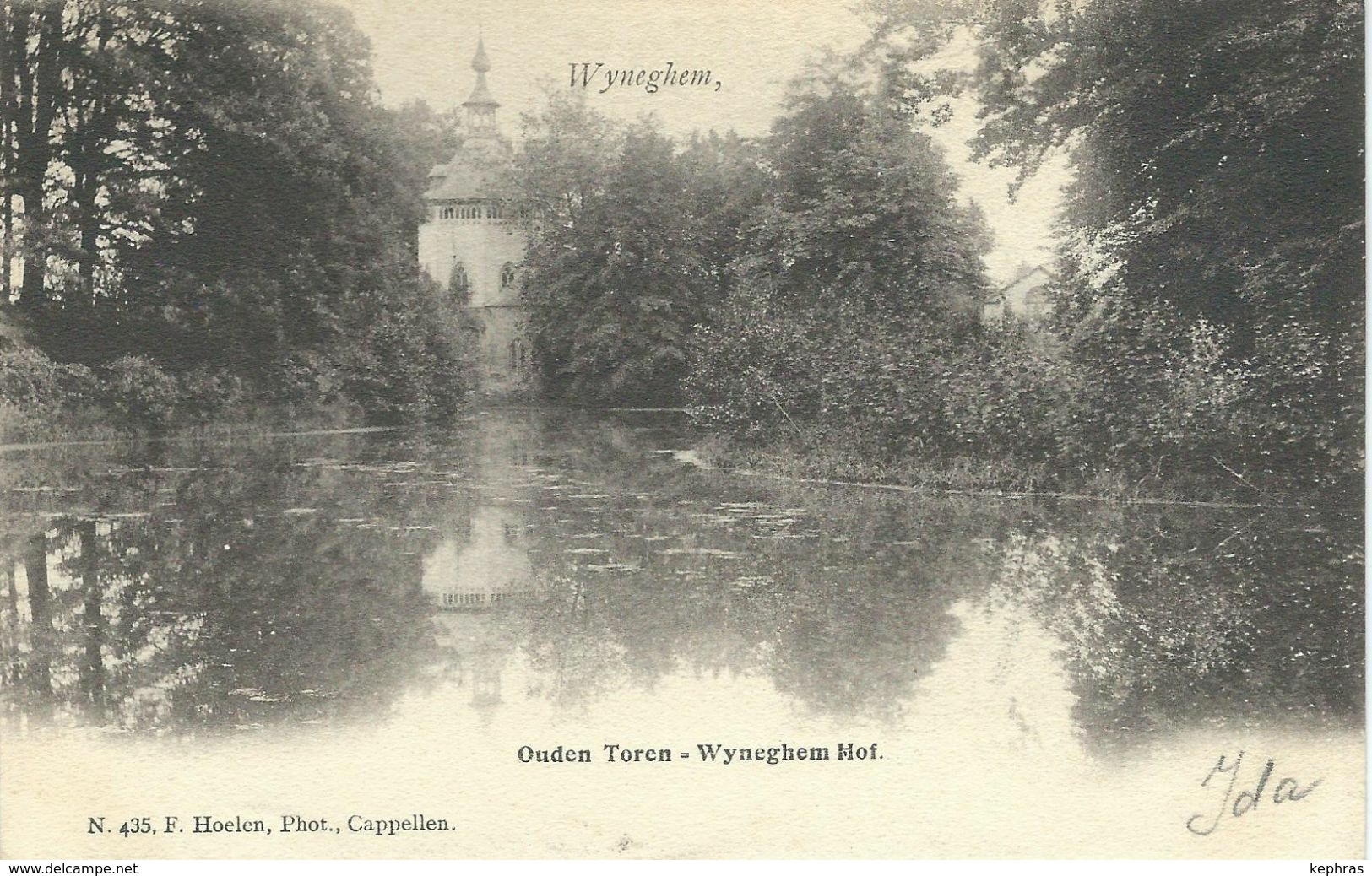 WYNEGHEM - WIJNEGEM : Ouden Toren - Wyneghem Hof - RARE CPA - Cachet De La Poste 1902 - Wijnegem