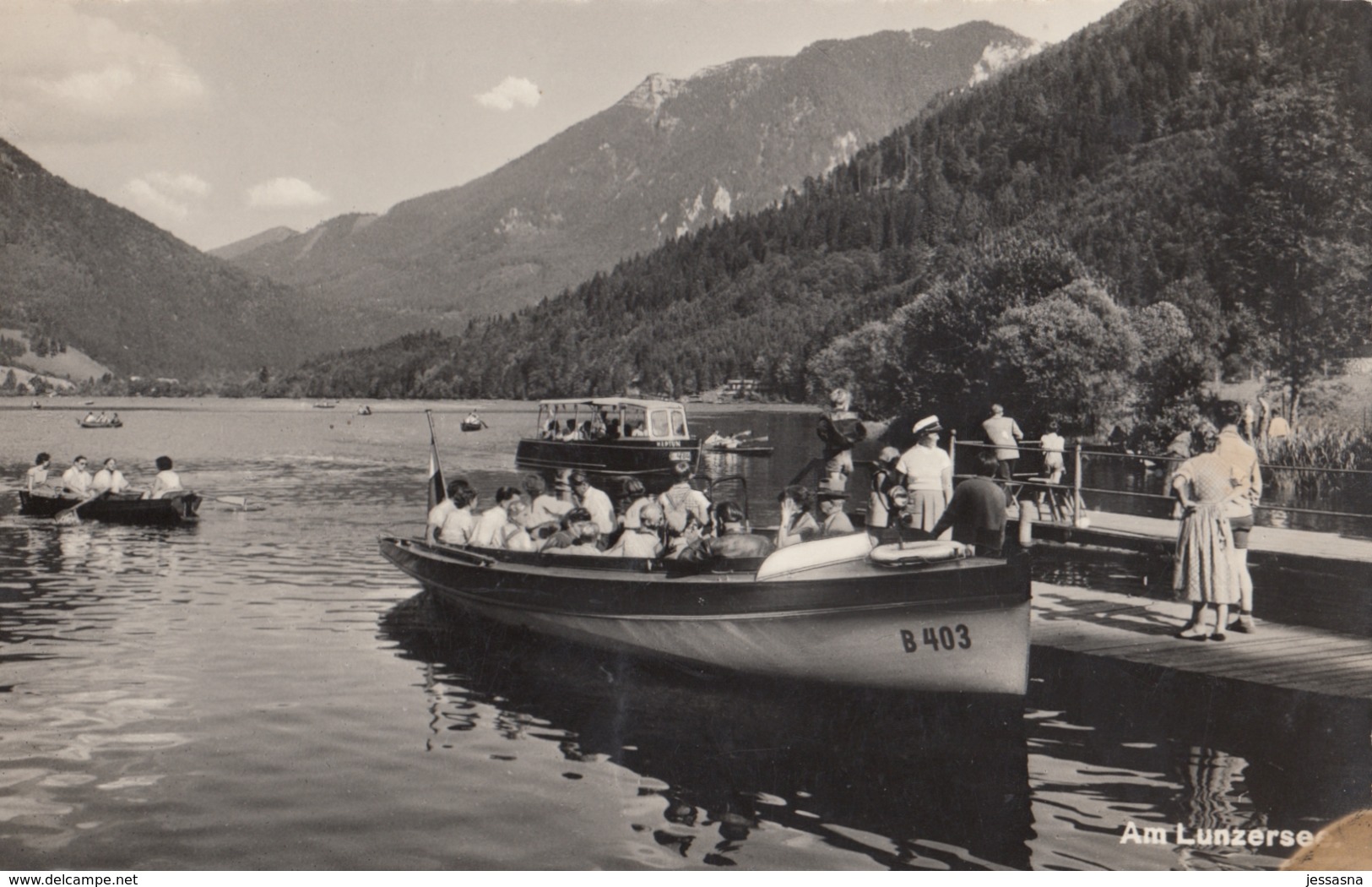 AK - NÖ - Lunzer See - Ausflugsboote Am Alten Pier - 1950 - Lunz Am See