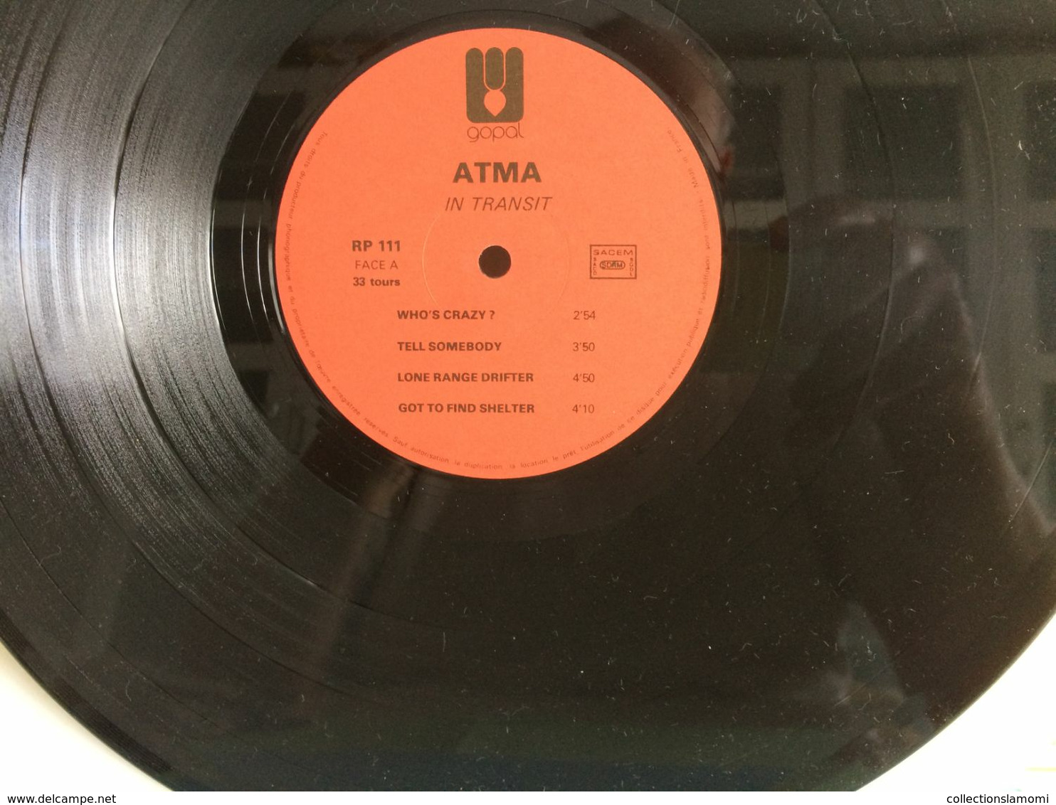 In Transit - ATMA- Disque Vinyles 33T) Titres Voir Photos-  (Muller Dom-Cat) - - Musicales