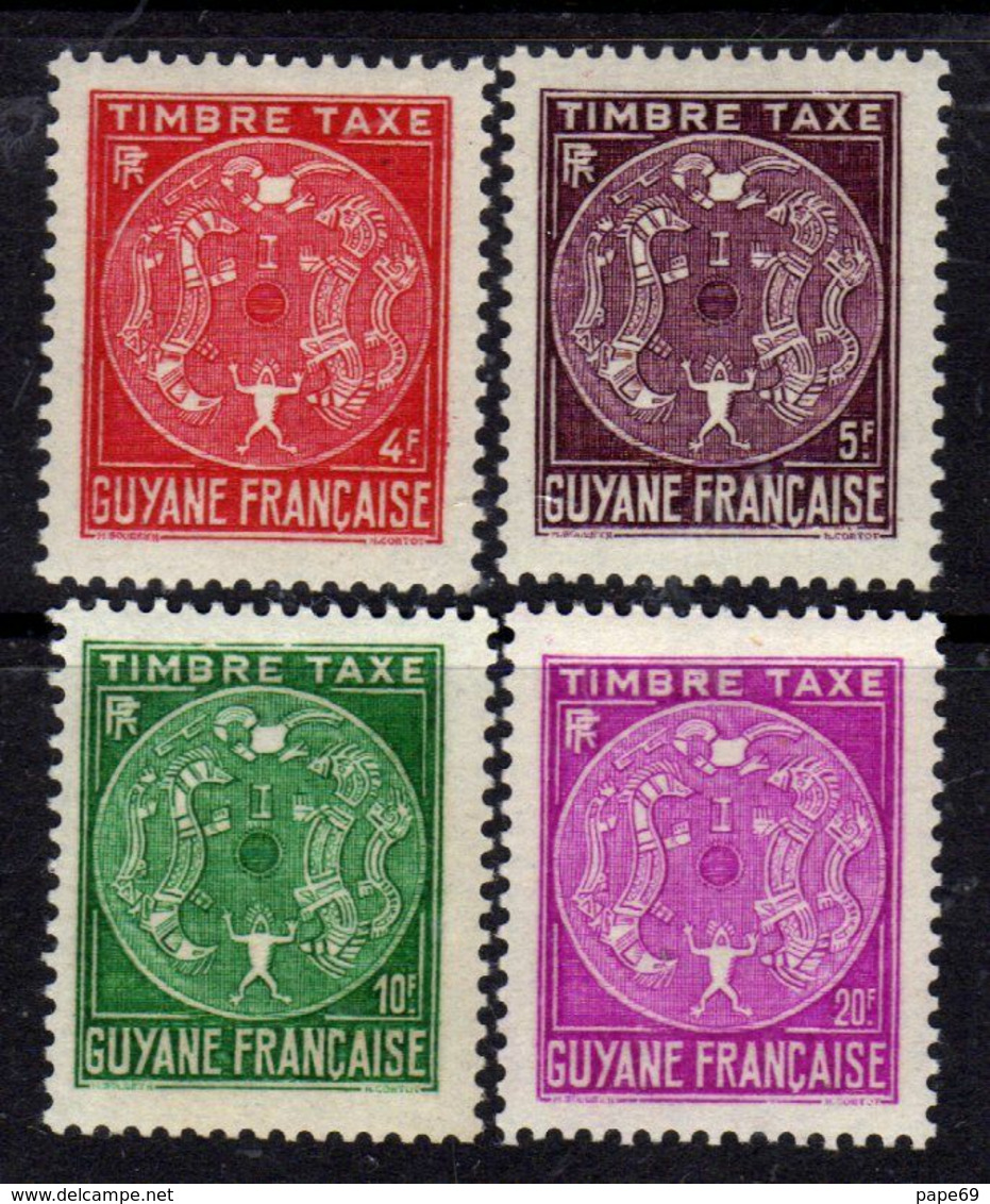 Guyane  Taxe N° 22 / 31 XX  Armoiries La Série Des 10 Valeurs Sans Charnière,  TB - Altri & Non Classificati