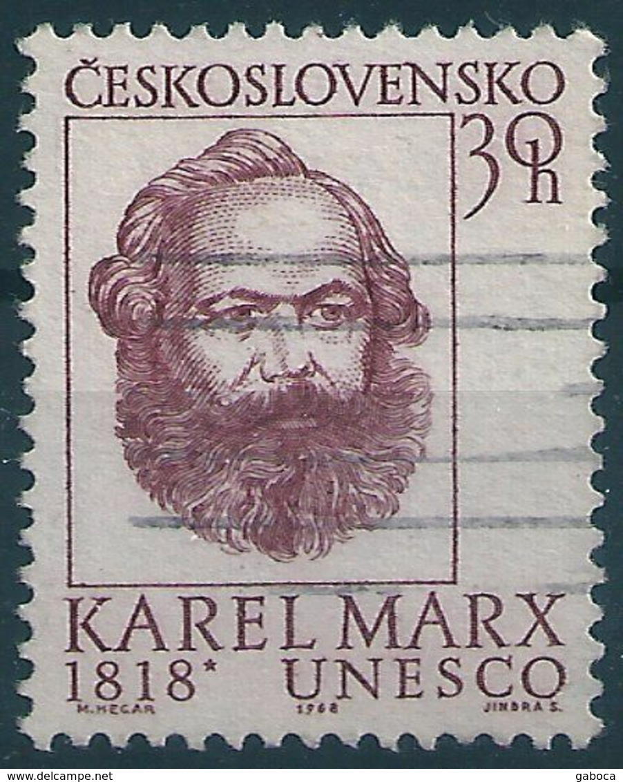 8005 Personality Marx Economist Politician Book Capital Art Sculpture Monument Lenin 7xStamp+1xS/S Used Lot#257 - Karl Marx