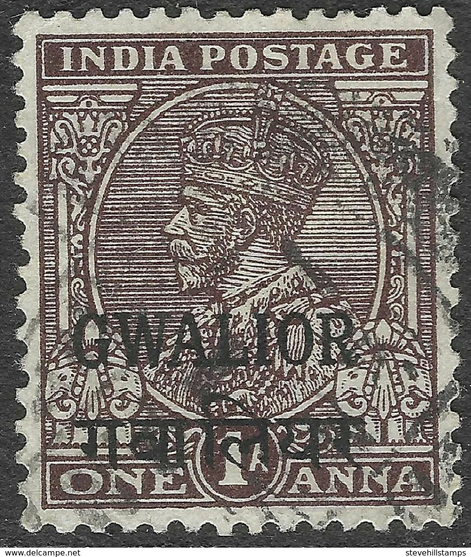 Gwalior (India). 1928-36 KGV. 1a Used. SG 89 - Gwalior