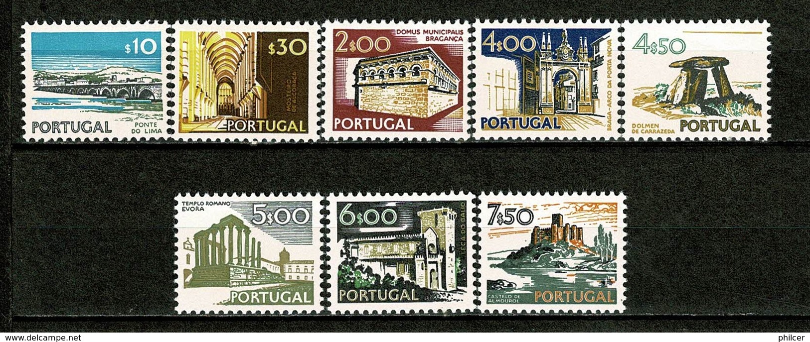 Portugal, 1972/81, # 1127/8, 1132, 1136/40, MH - Nuevos