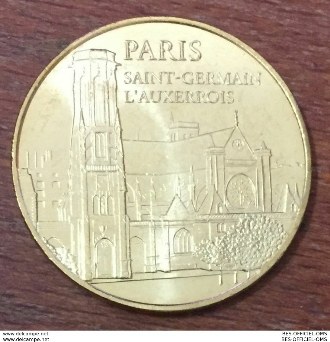 75001 PARIS SAINT-GERMAIN L'AUXERROIS MDP 2010 MÉDAILLE SOUVENIR MONNAIE DE PARIS JETON TOURISTIQUE TOKENS MEDALS COINS - 2010