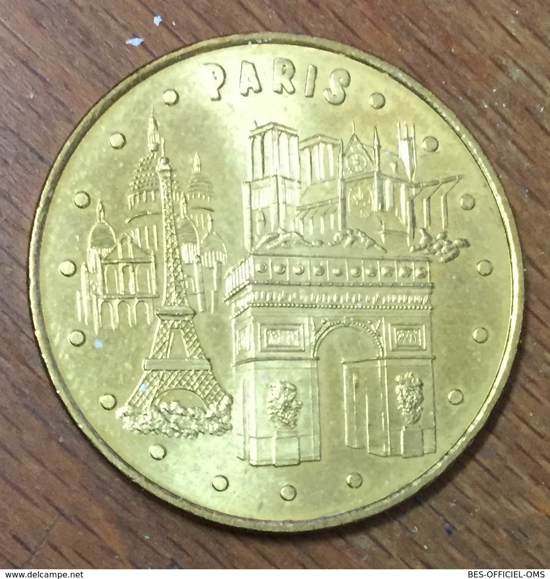 75001 PARIS 4 MONUMENTS MDP 2008 EVM1 MÉDAILLE TOURISTIQUE MONNAIE DE PARIS JETON TOURISTIQUE MEDALS COINS TOKENS - 2008