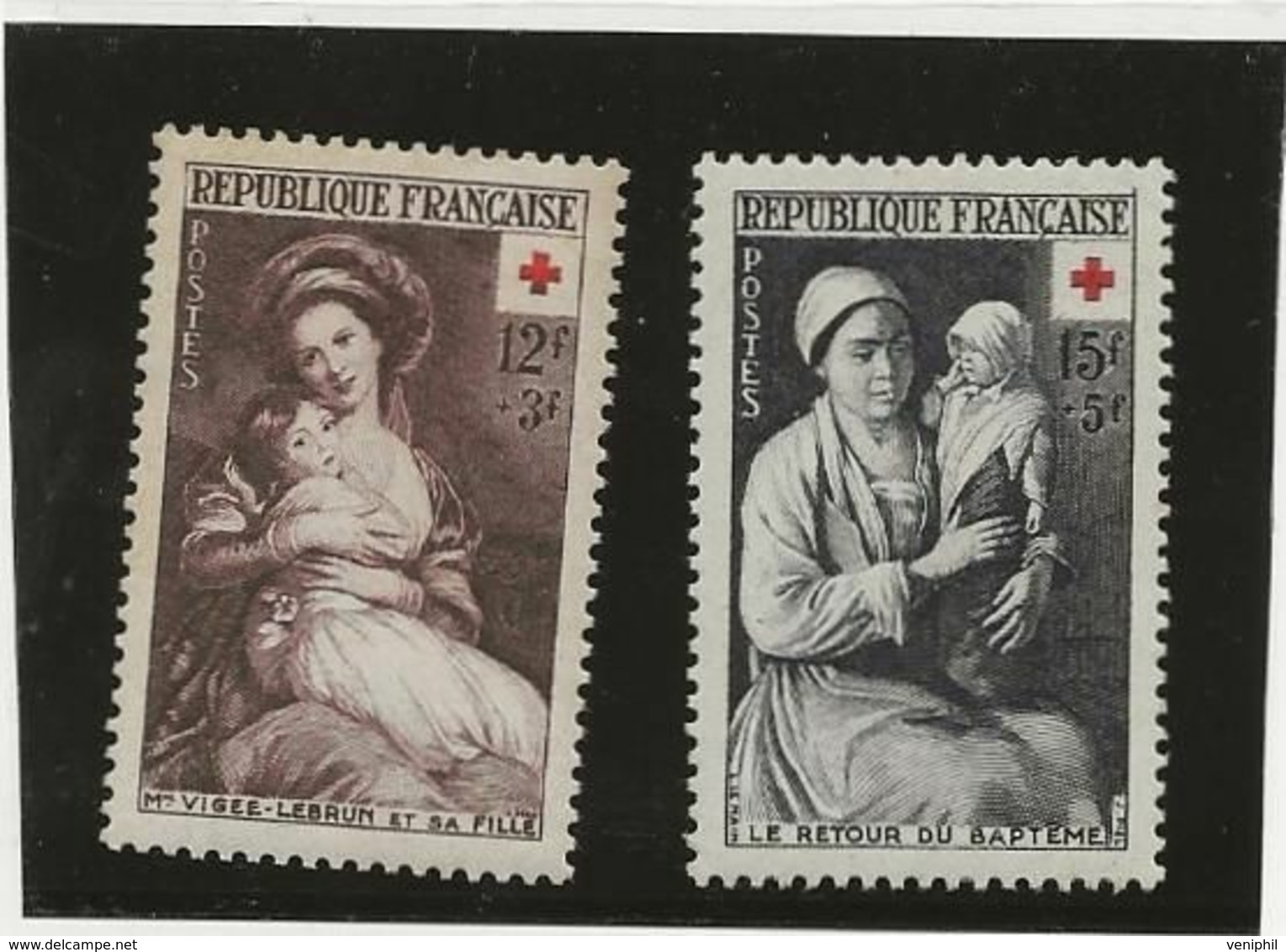 CROIX - ROUGE - N° 966 A 967 NEUF SANS CHARNIERE -ANNEE 1953 -COTE :24 € - Unused Stamps