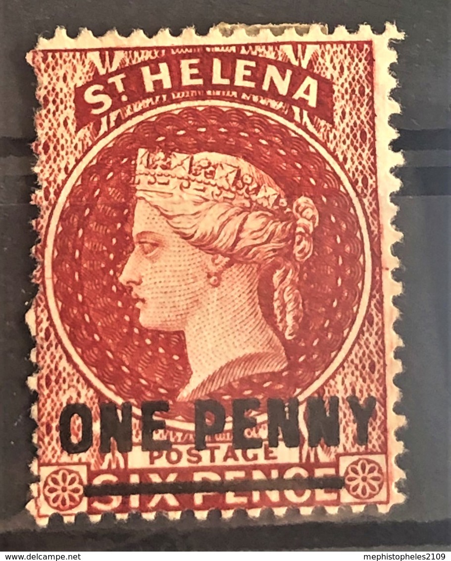 ST. HELENA 1863 - MLH - Sc# 8 - 1d - St. Helena