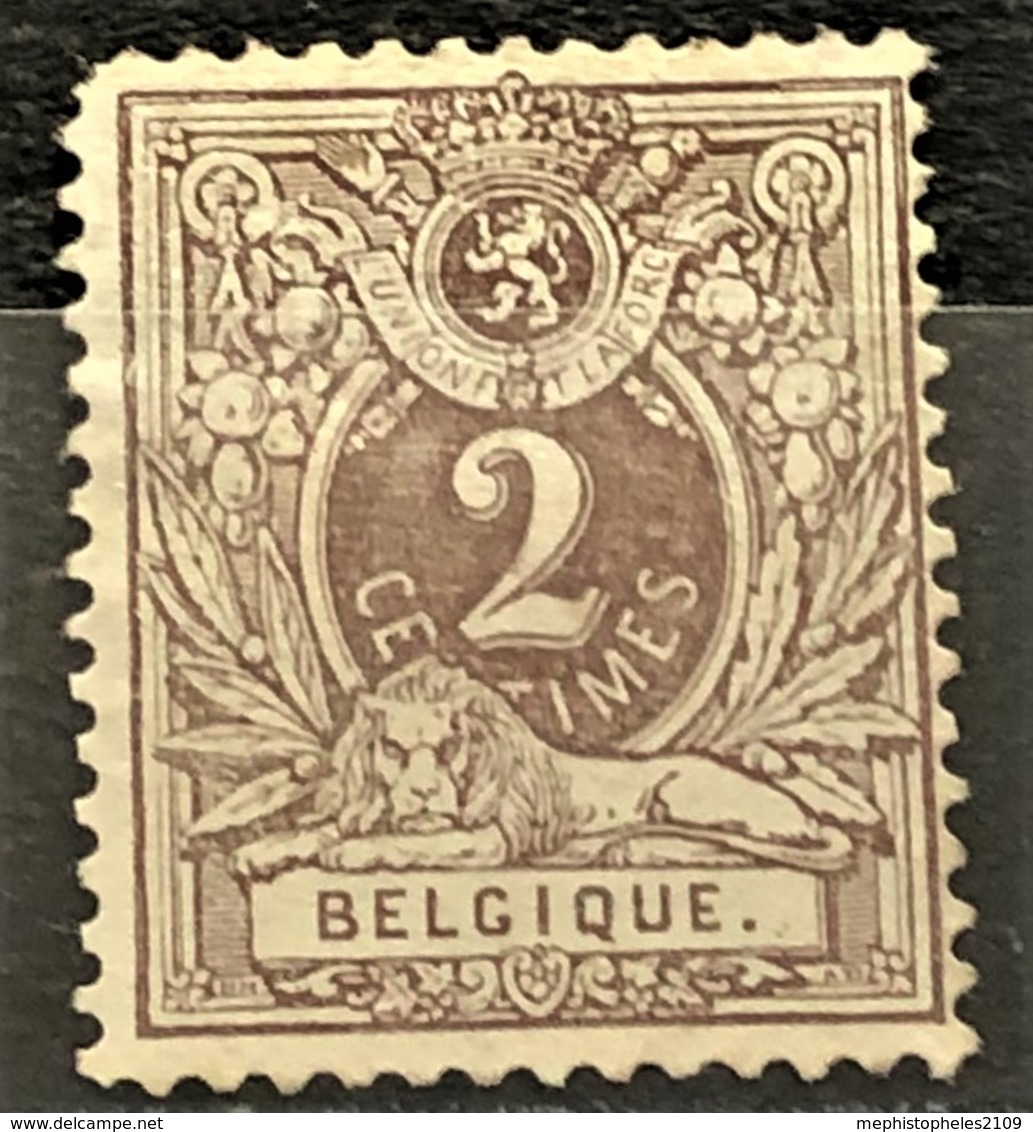 BELGIUM 1886 - MNG - Sc# 55 - 2c - Otros & Sin Clasificación