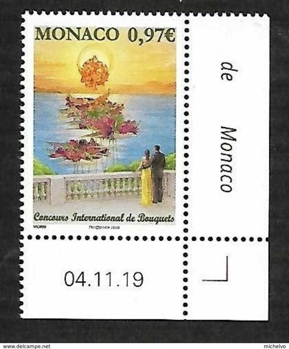 Monaco 2020 - Yv N° 3232 ** - Concours International De Bouquets - Unused Stamps
