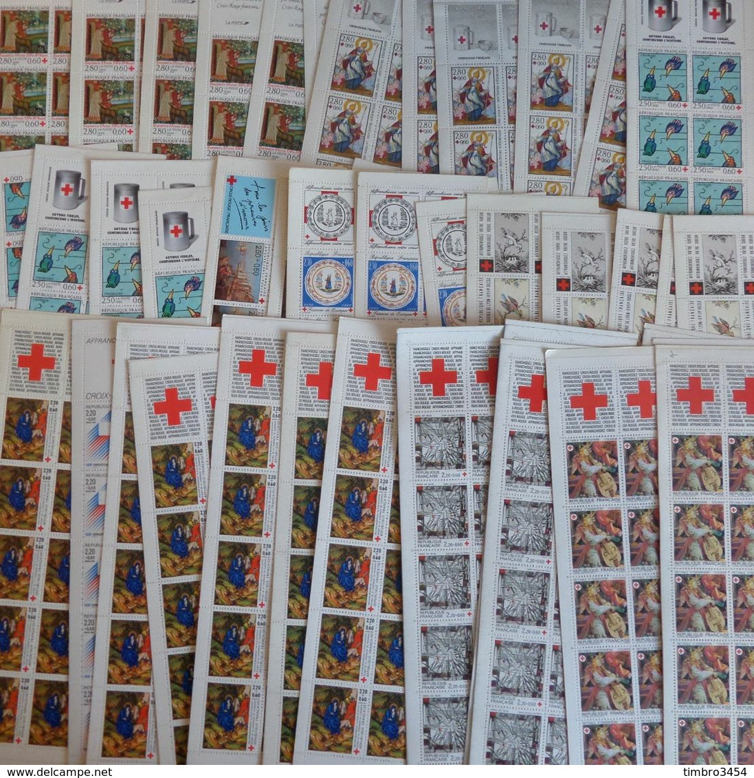 France 96 Carnets Croix-Rouge 1986/2006 Neufs ** MNH. TB. A Saisir! - Rode Kruis