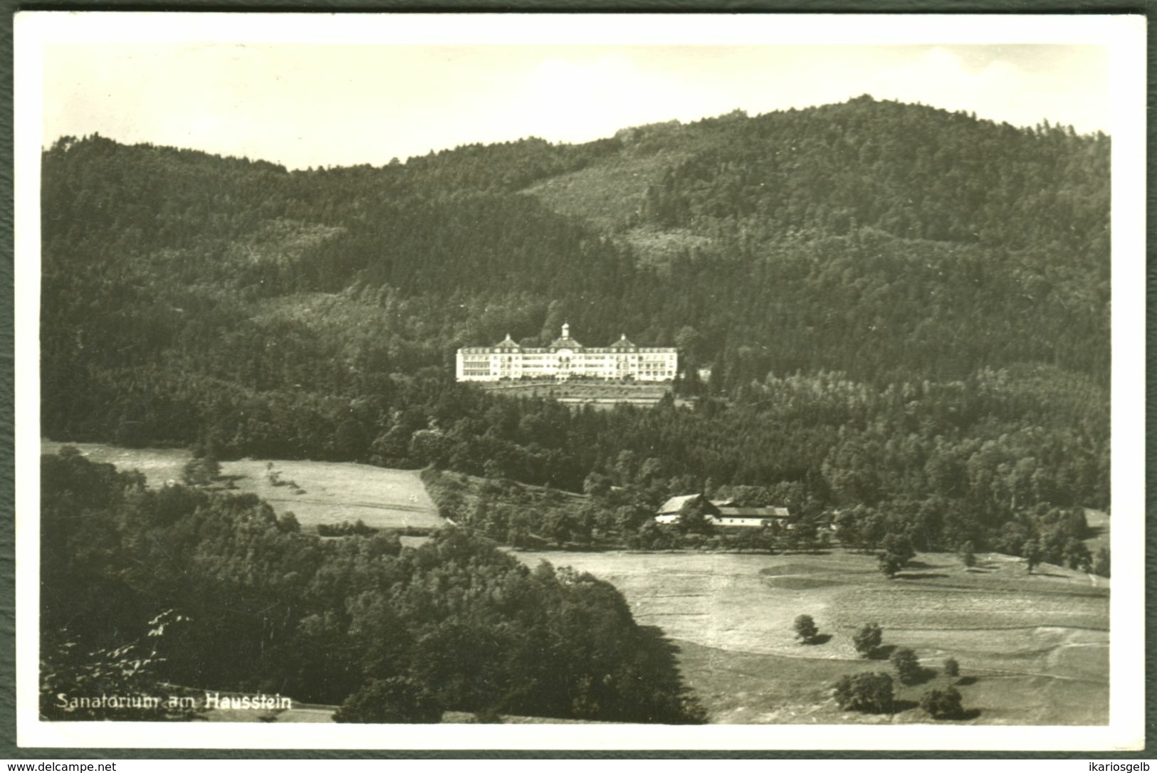 Deggendorf 1934 " Sanatorium Am Hausstein " Bedarf Mit Hindenburg Trauerrand 6 Pf > Gräfelfing - Deggendorf