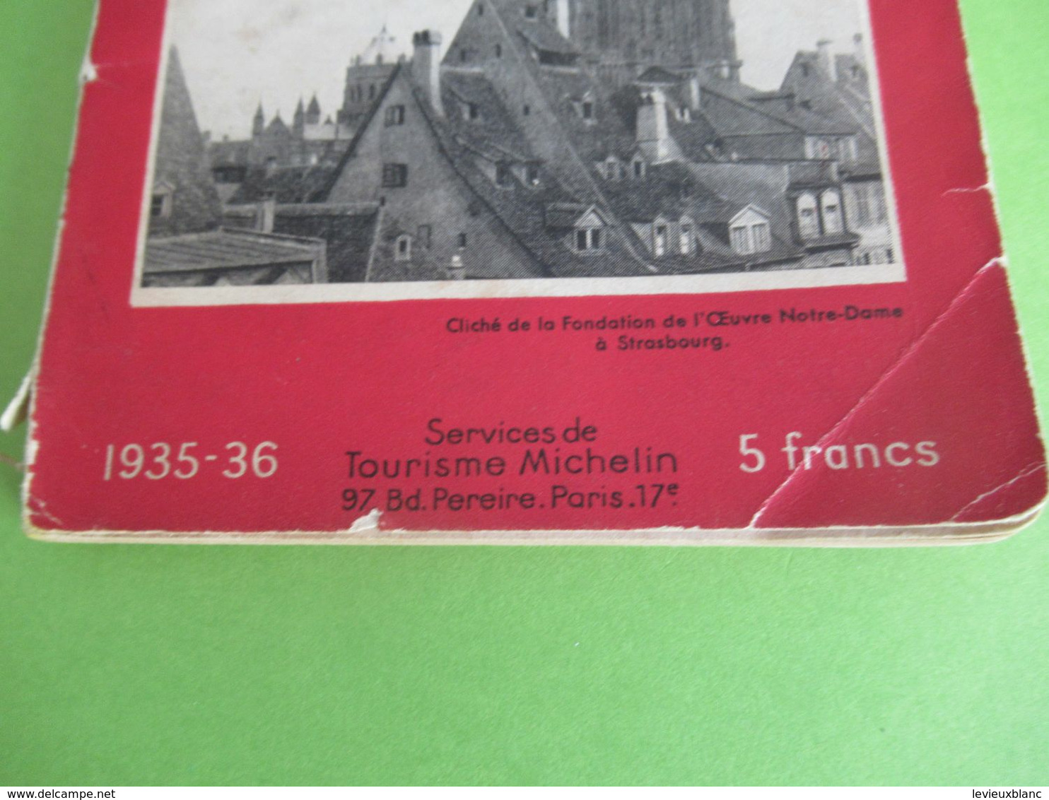 Guide Régional/Pneu Michelin/ALSACE/de Strasbourg à Mulhouse/Hautes Vosges/Tourisme Michelin/1935-36      PGC410 - Maps/Atlas