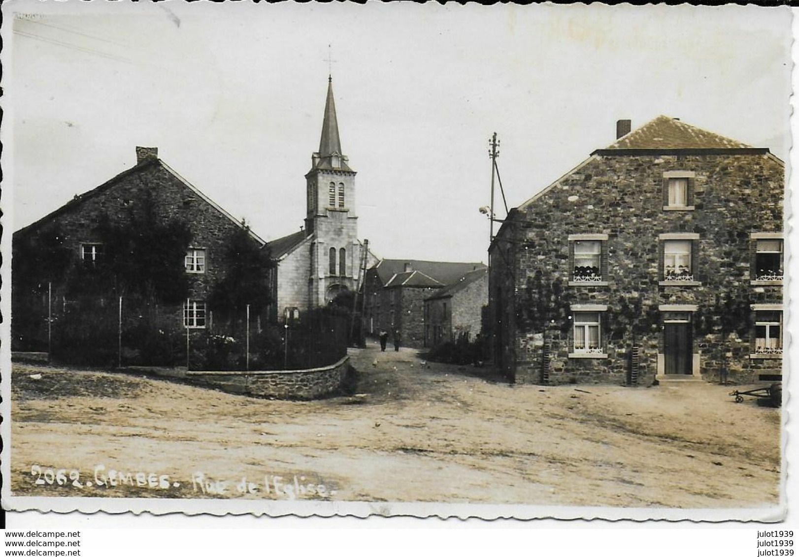 GEMBES ..-- Rue De L' Eglise . 1943 Vers HABAY La VIEILLE ( Mr Gérard CHAVE ) . Voir Verso . - Daverdisse