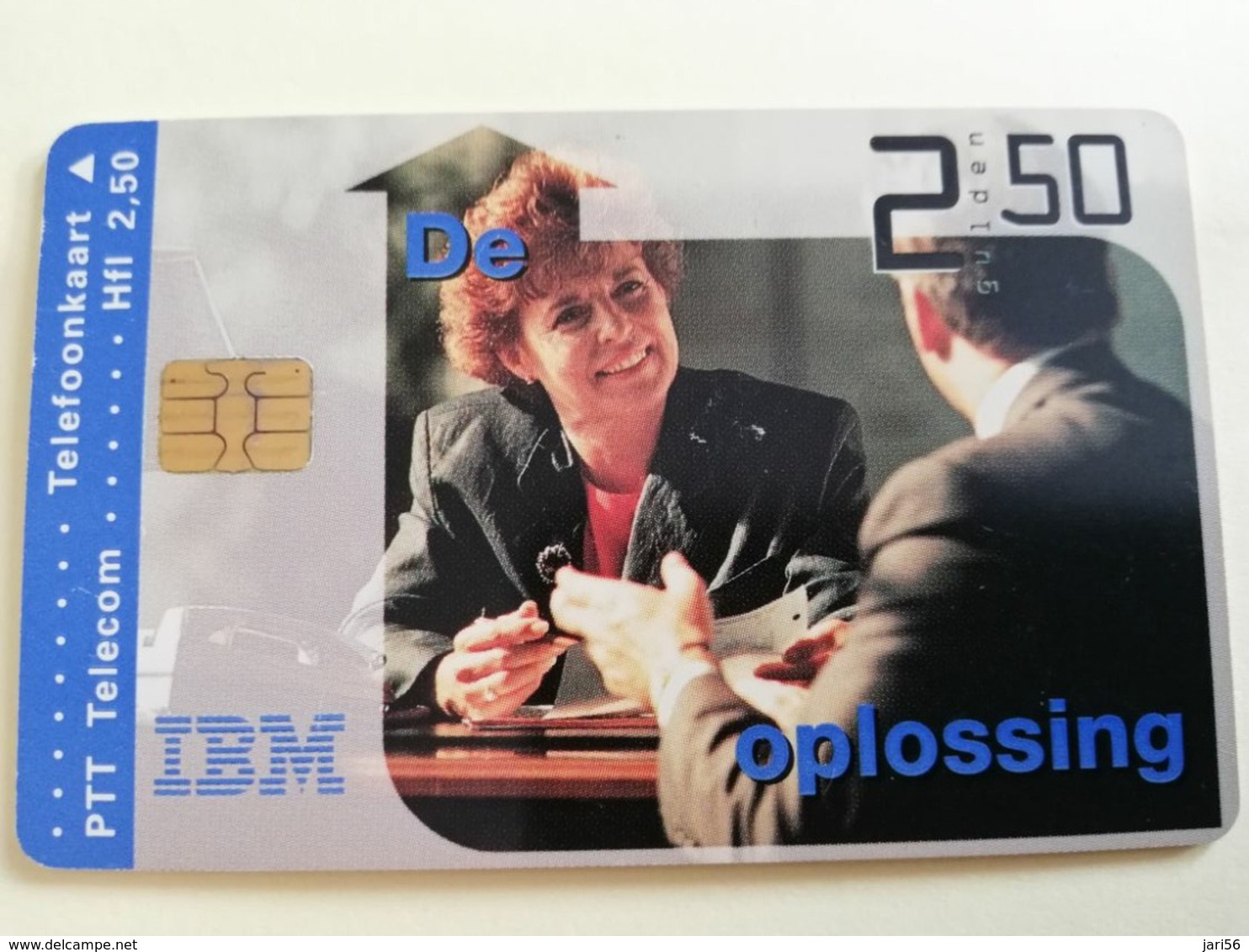 NETHERLANDS  ADVERTISING CHIPCARD HFL 2,50   CRD 542  IBM OPLOSSING           Fine Used   ** 3210** - Privat