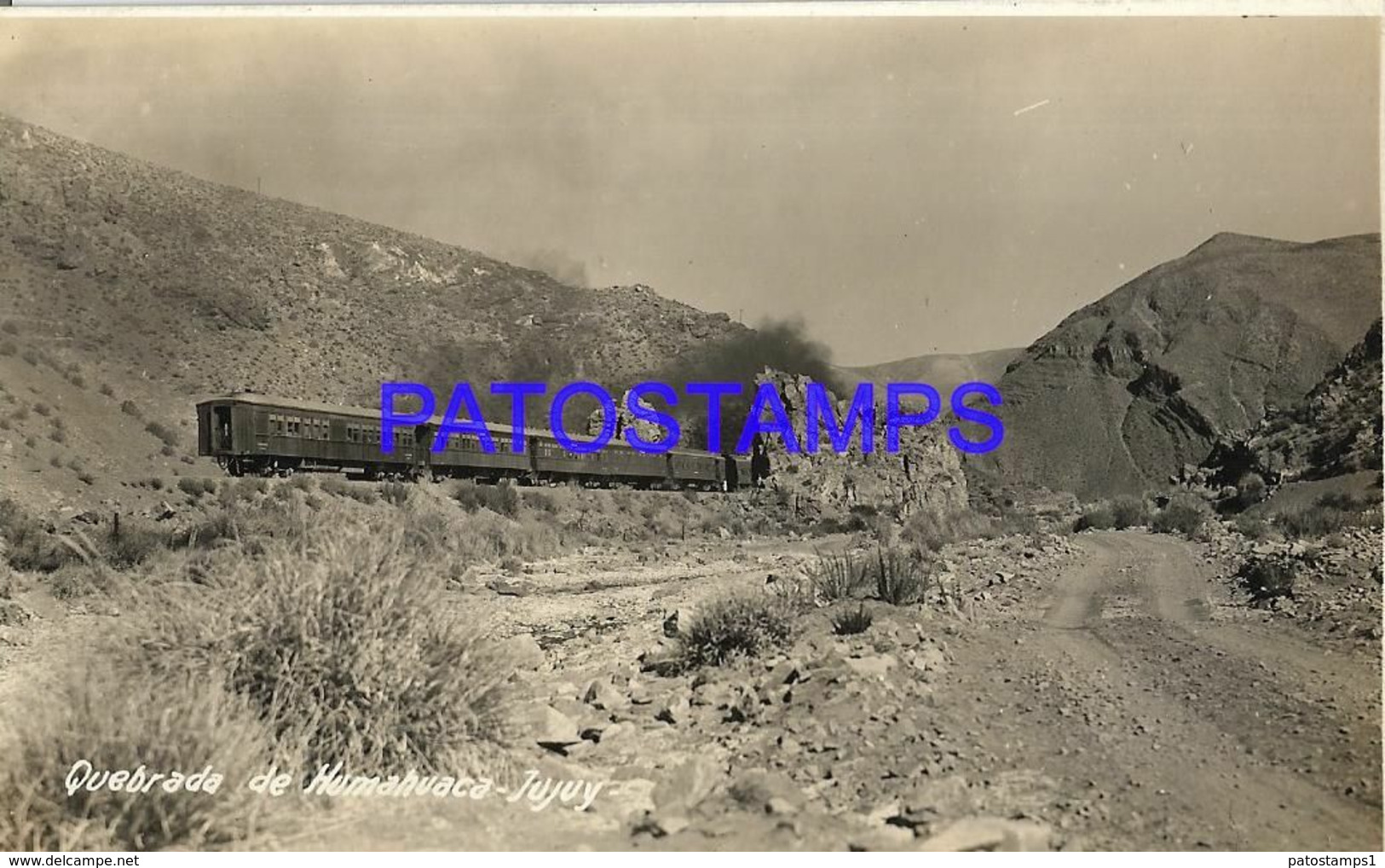 142329 ARGENTINA JUJUY QUEBRADA DE HUMAHUACA & TREN TRAIN POSTAL POSTCARD - Argentina